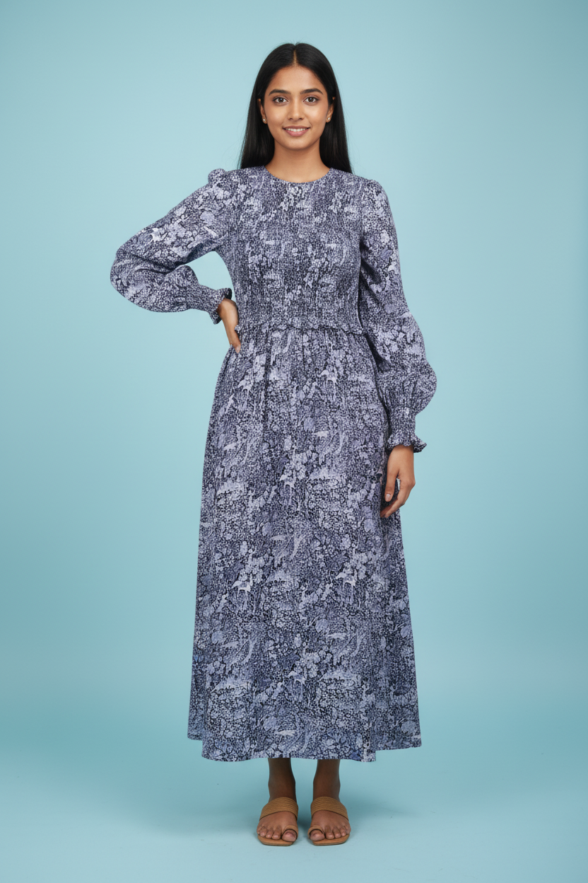 The Celeste Twill Maxi Dress