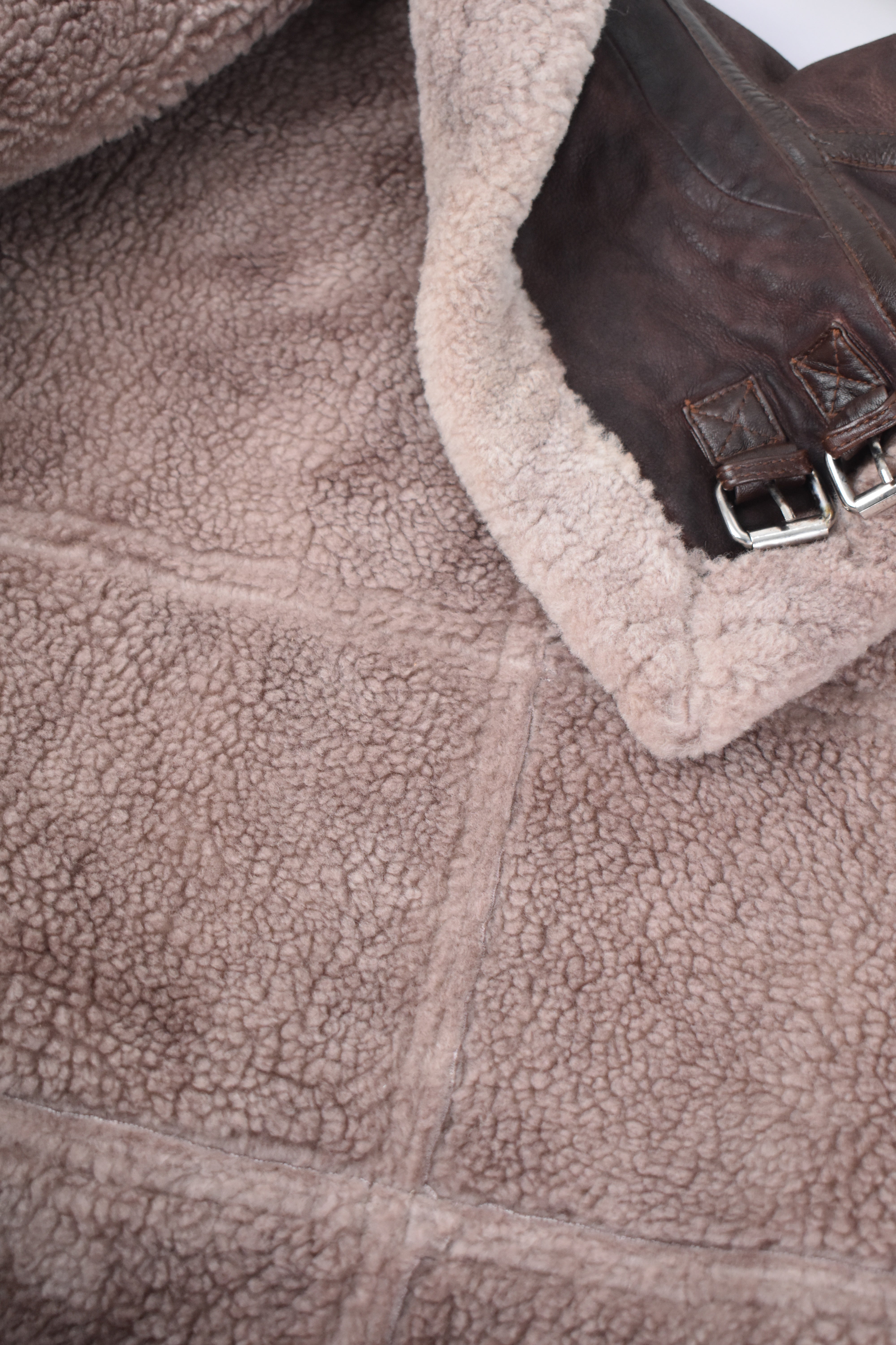 The Kodiak Stone Shearling Aviator Jacket