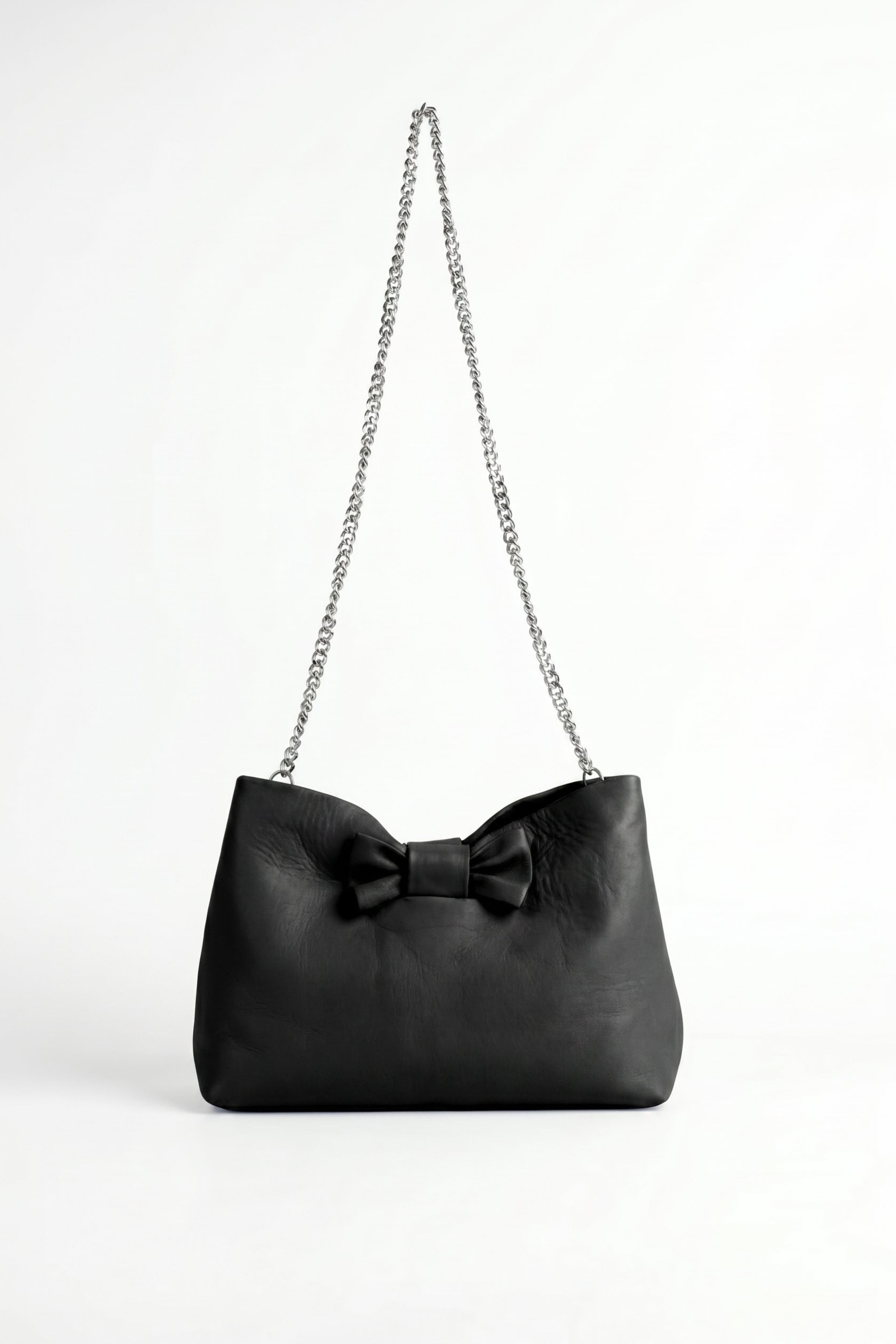 Bow Charm Shoulder Bag