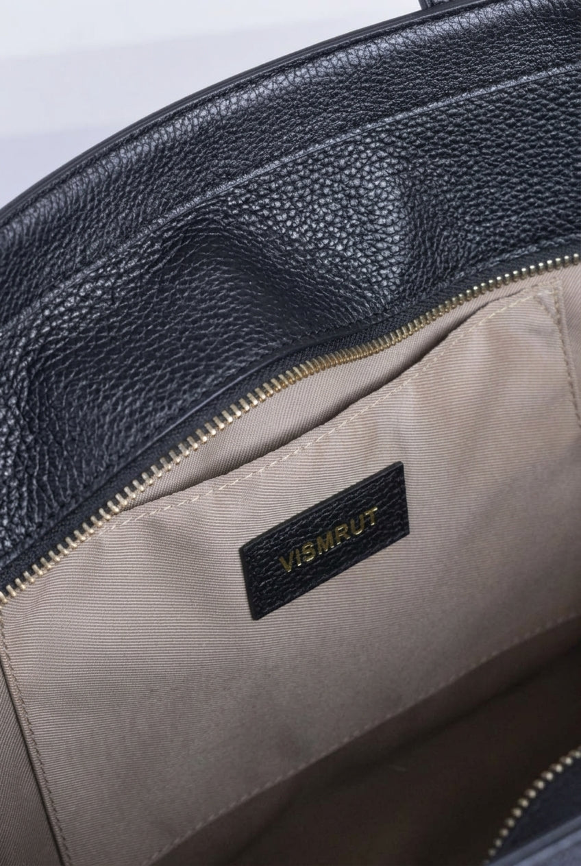 Alba Leather Tote - Pebbled Leather