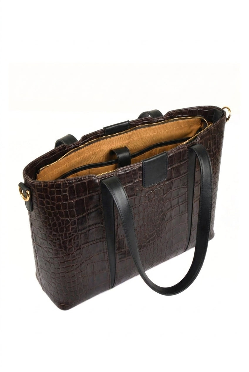 Valora Work Tote - Brown