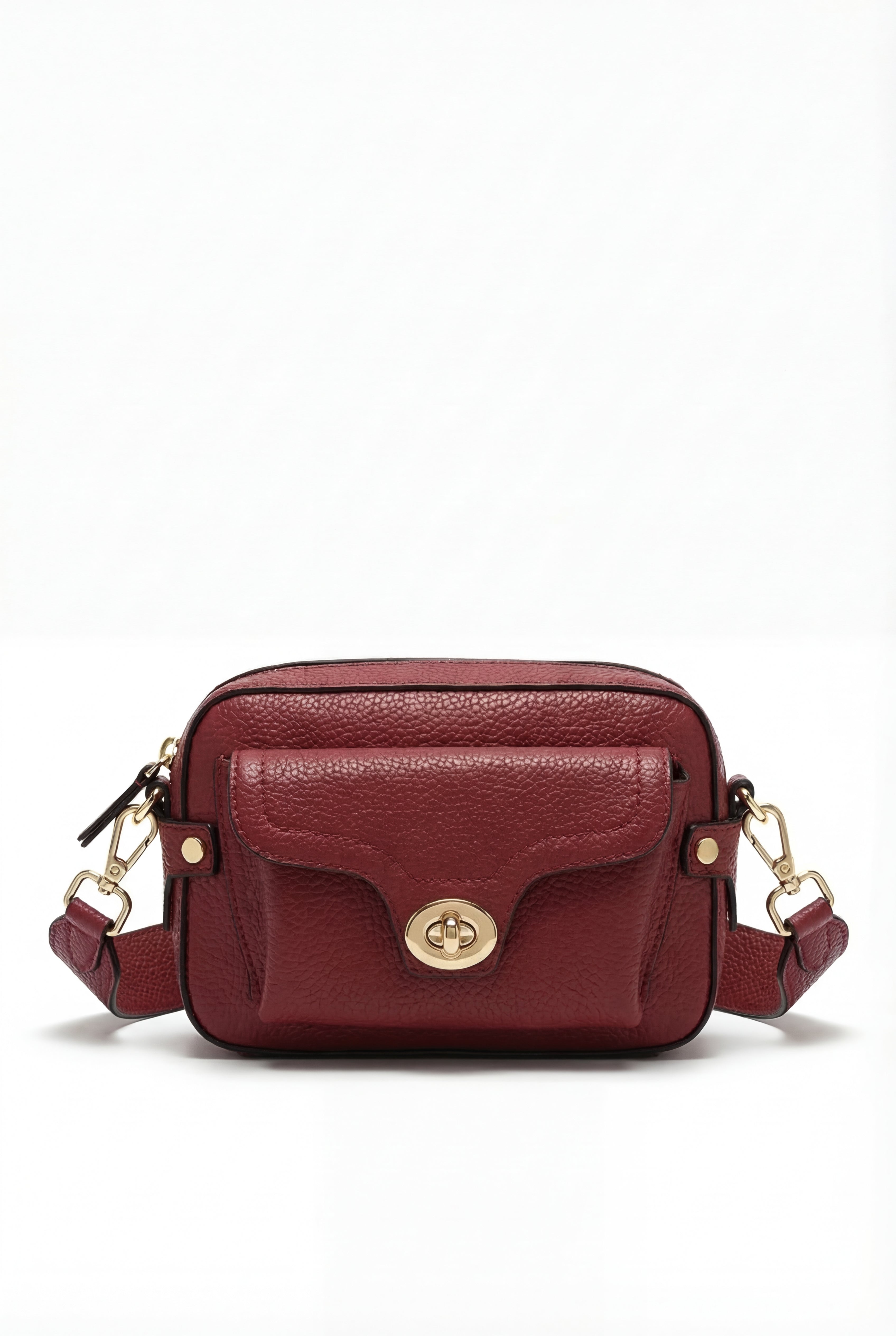 Truffle Noir Leather Bag - Neon