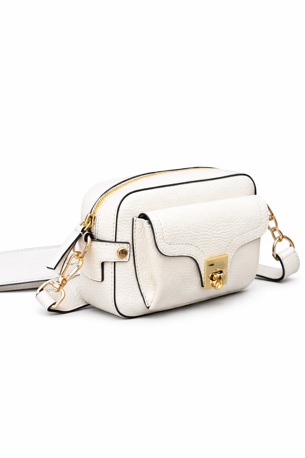 Truffle Noir Leather Bag
