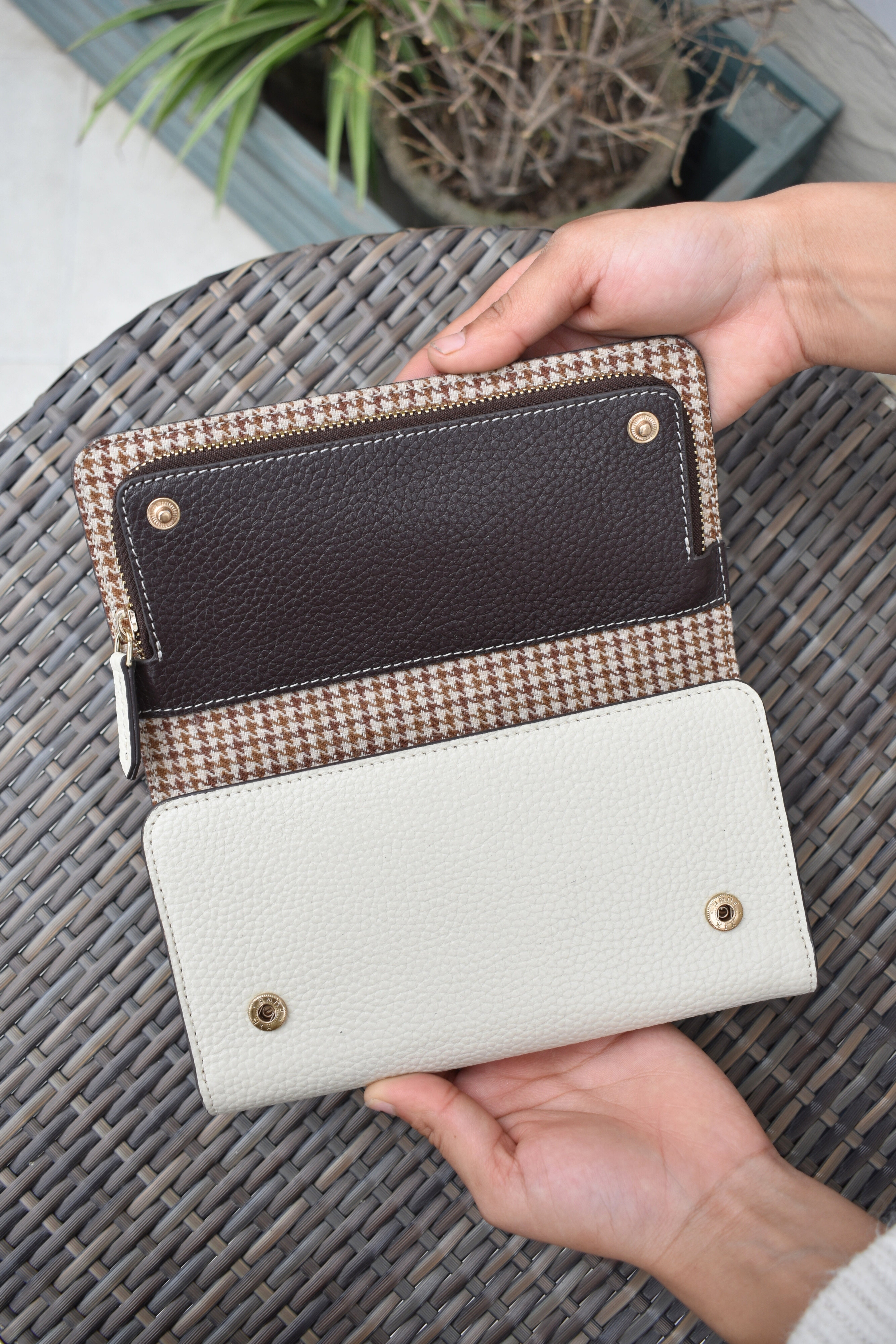Velinette Leather Clucth