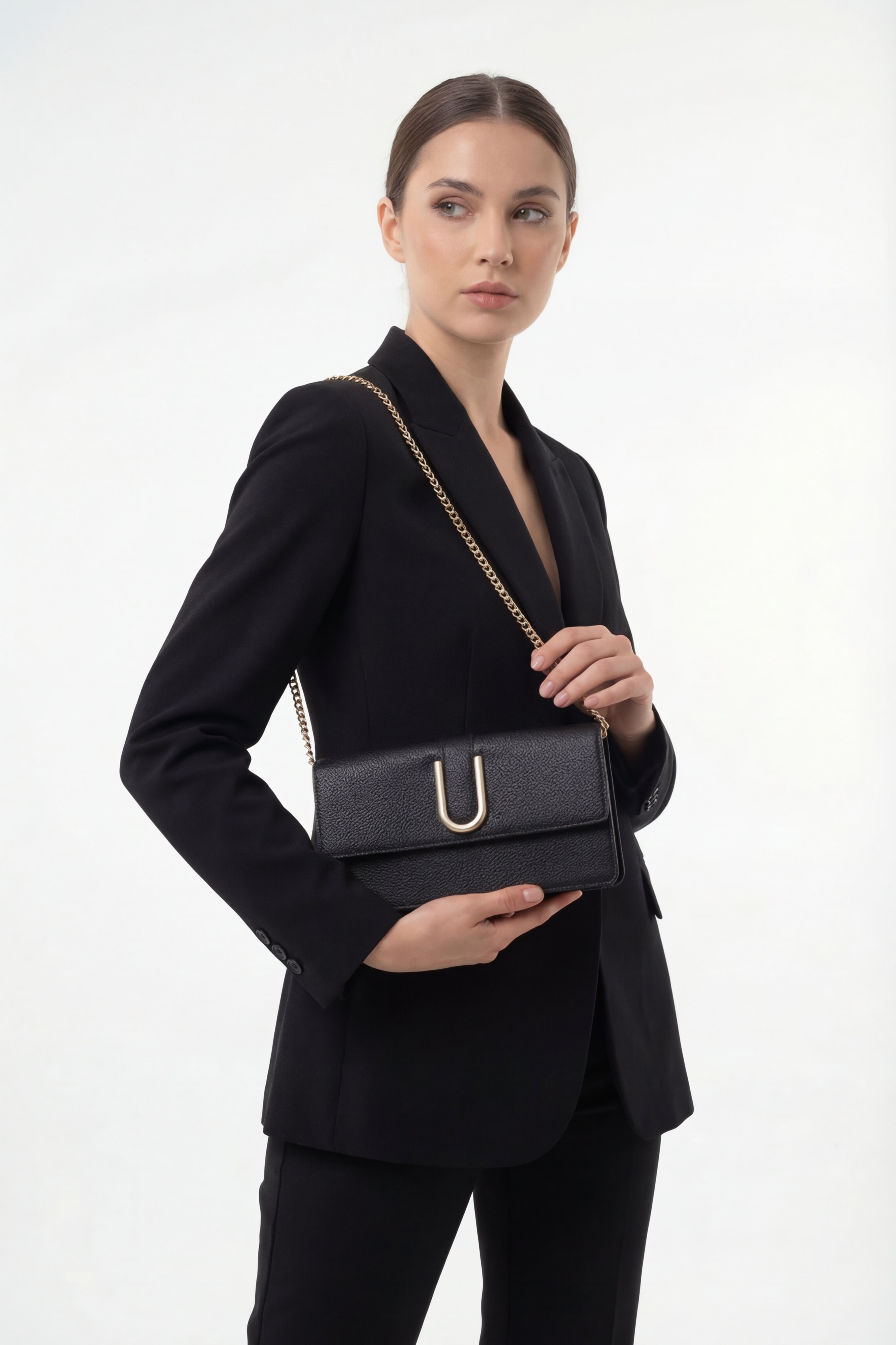 Ivory Halo Clutches Bag