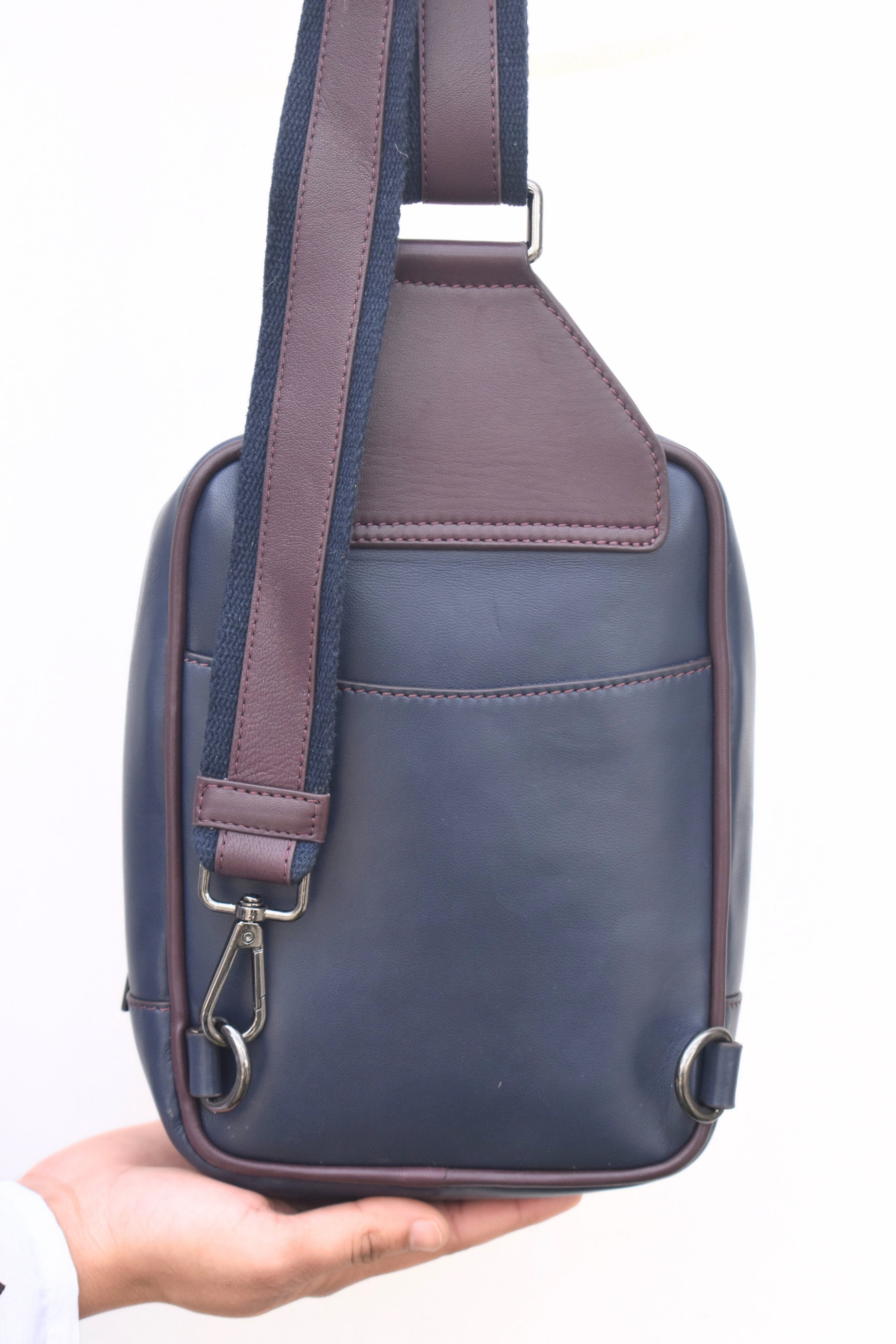 Elegant Leather Crossbody Sling Bag