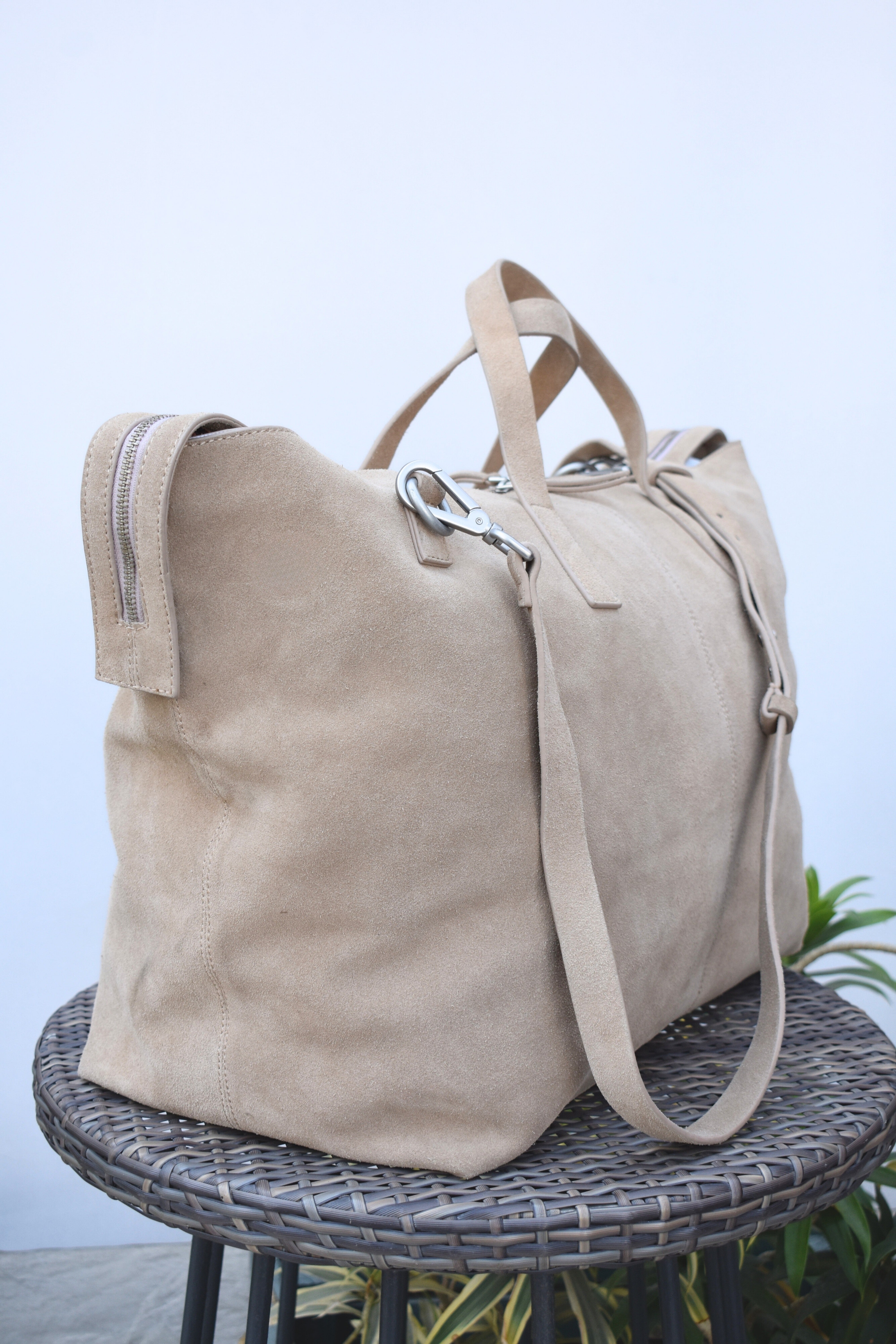 Sahara Drift Suede Duffle