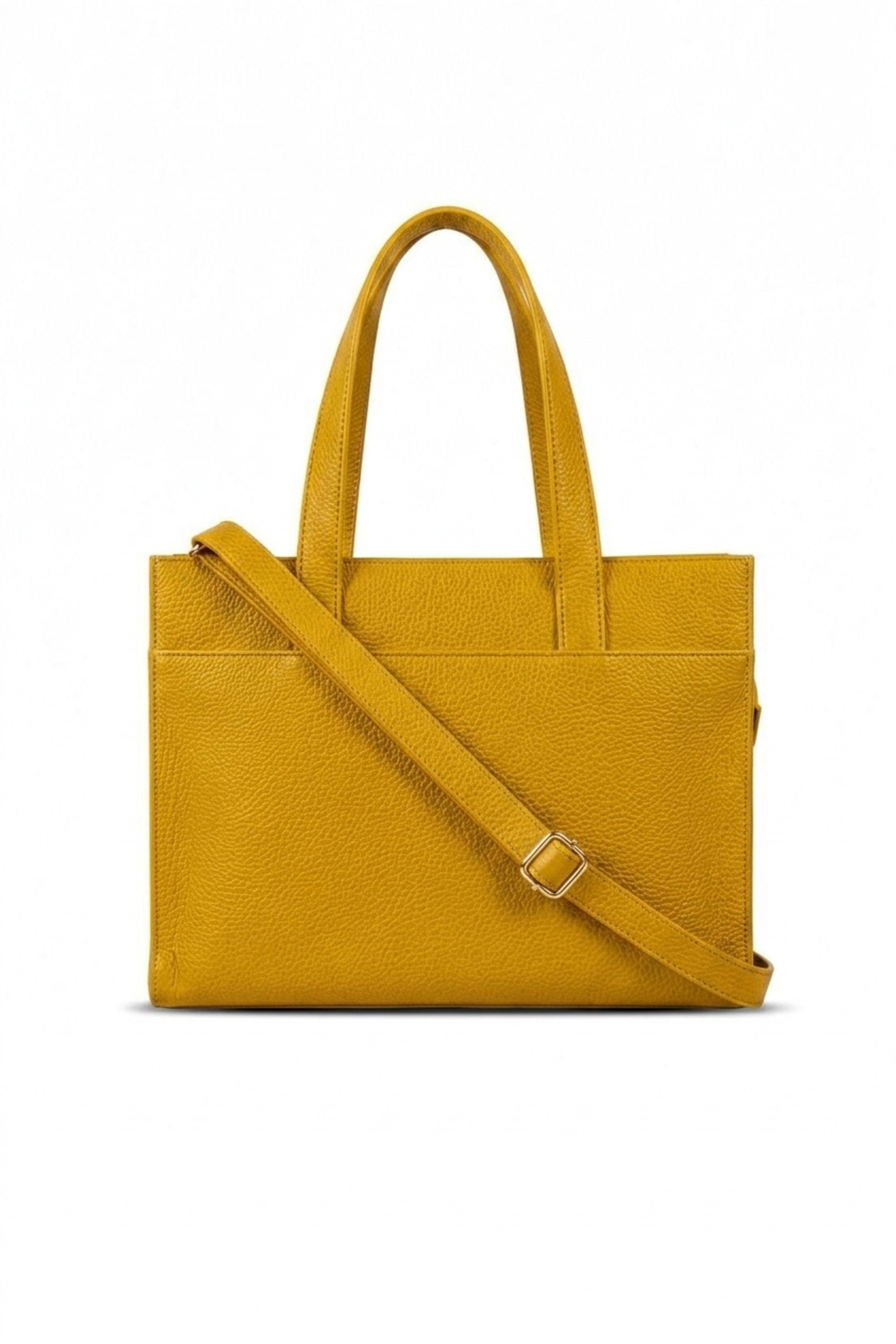 Alba Leather Tote - Pebbled Leather