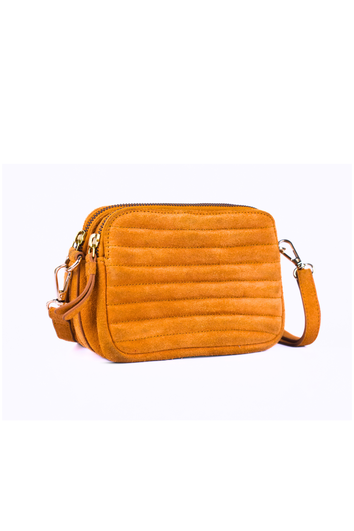 Mila Suede Crossbody Bag