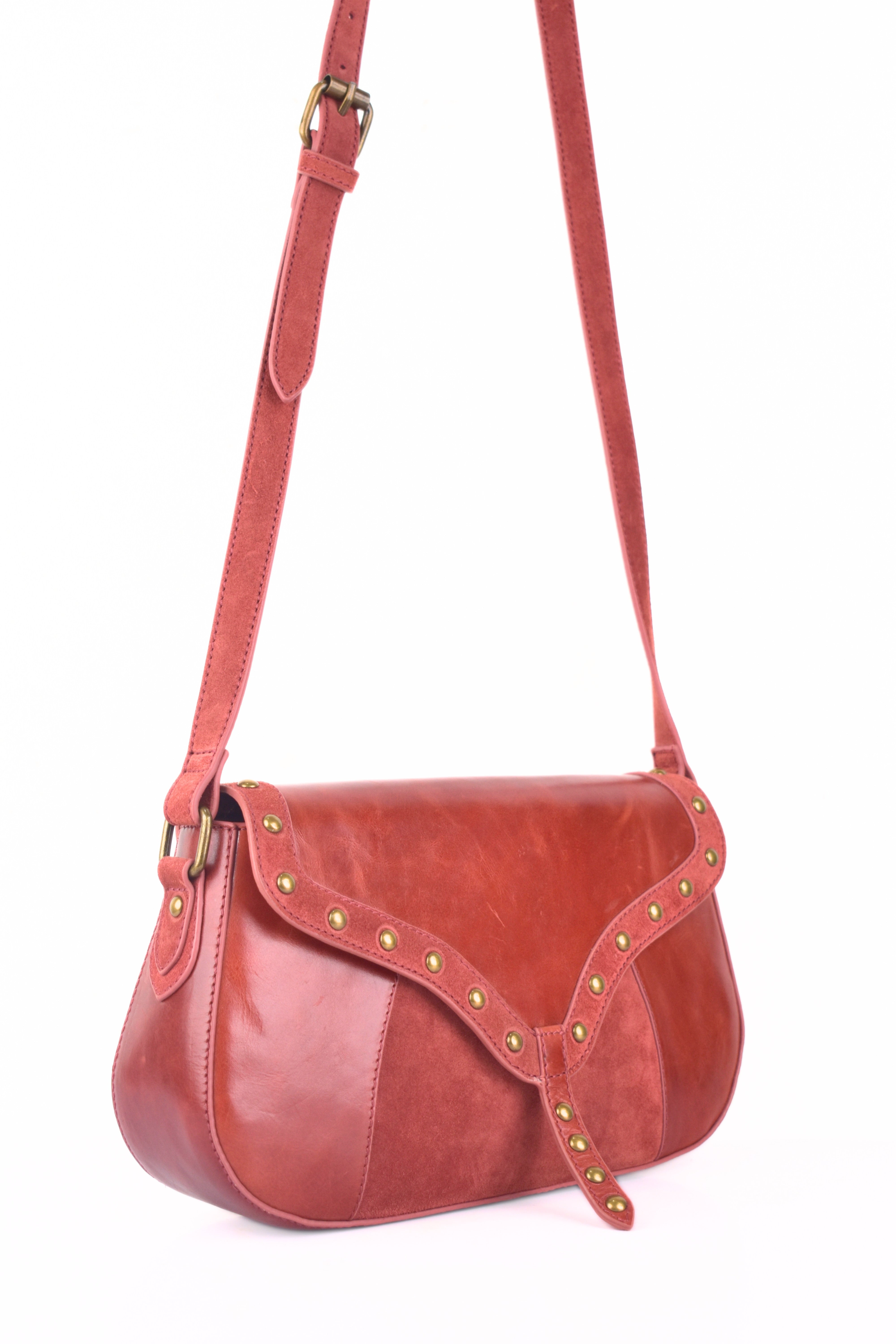 Scarlet Valor Leather  Bag
