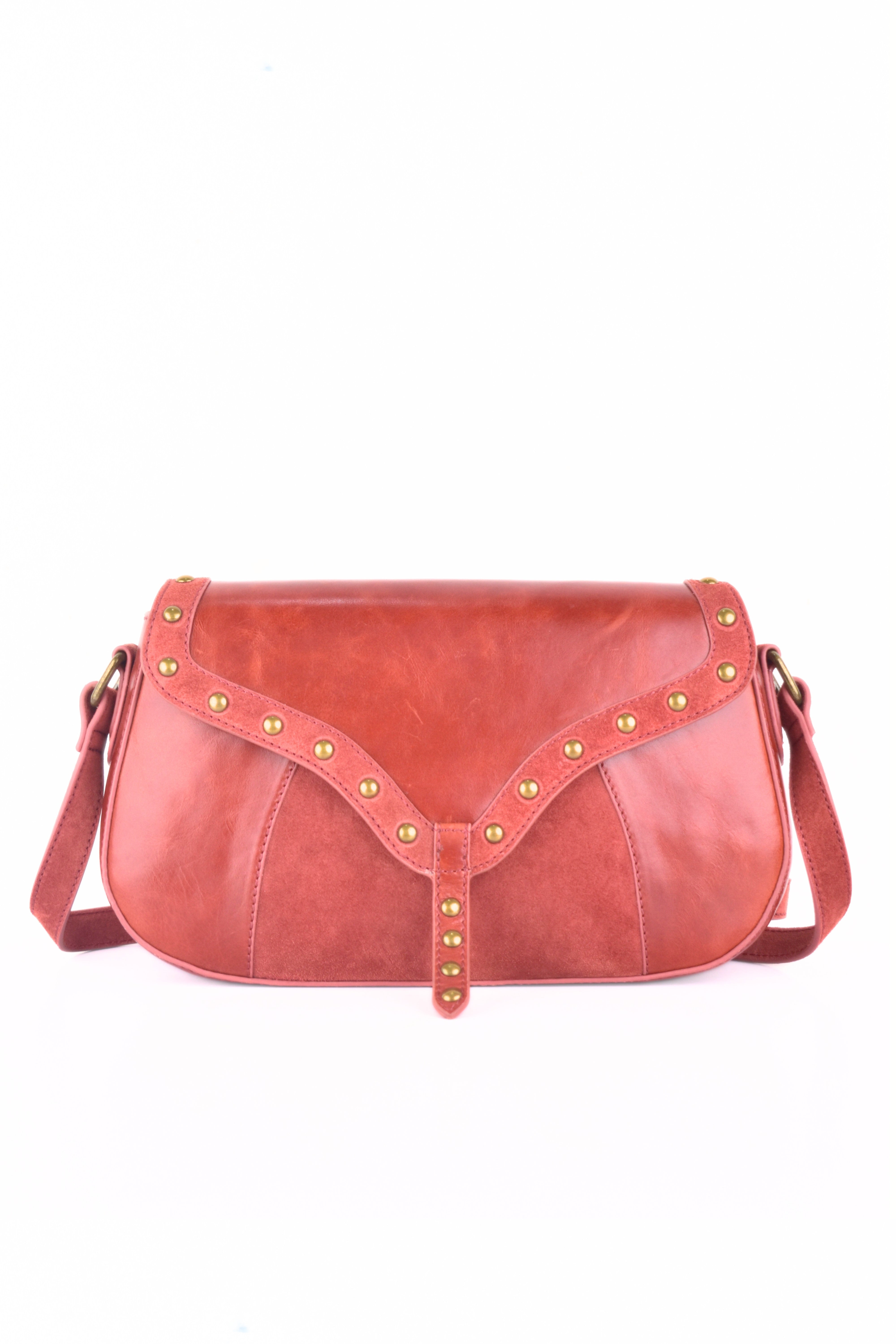 Scarlet Valor Leather  Bag