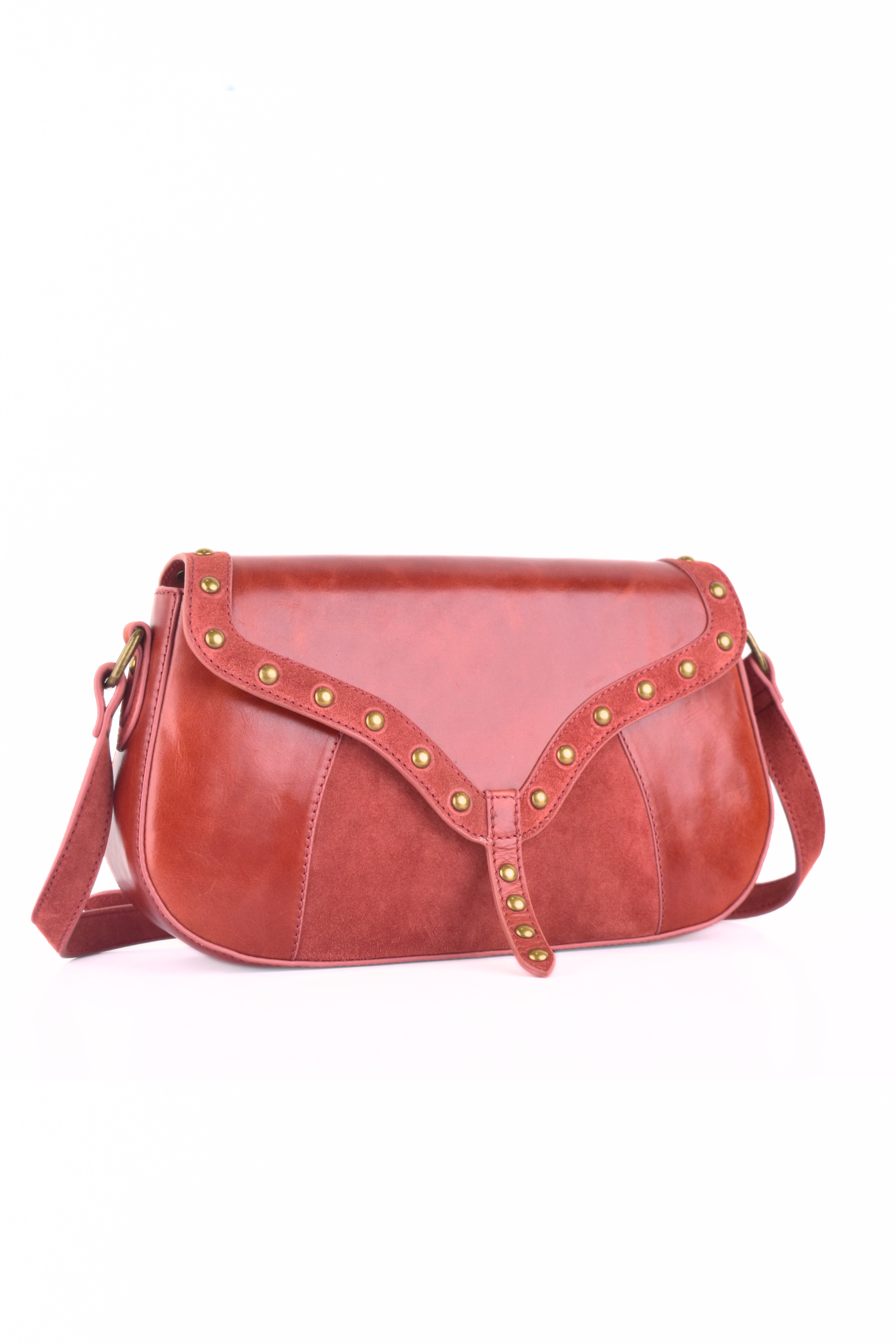 Scarlet Valor Leather  Bag