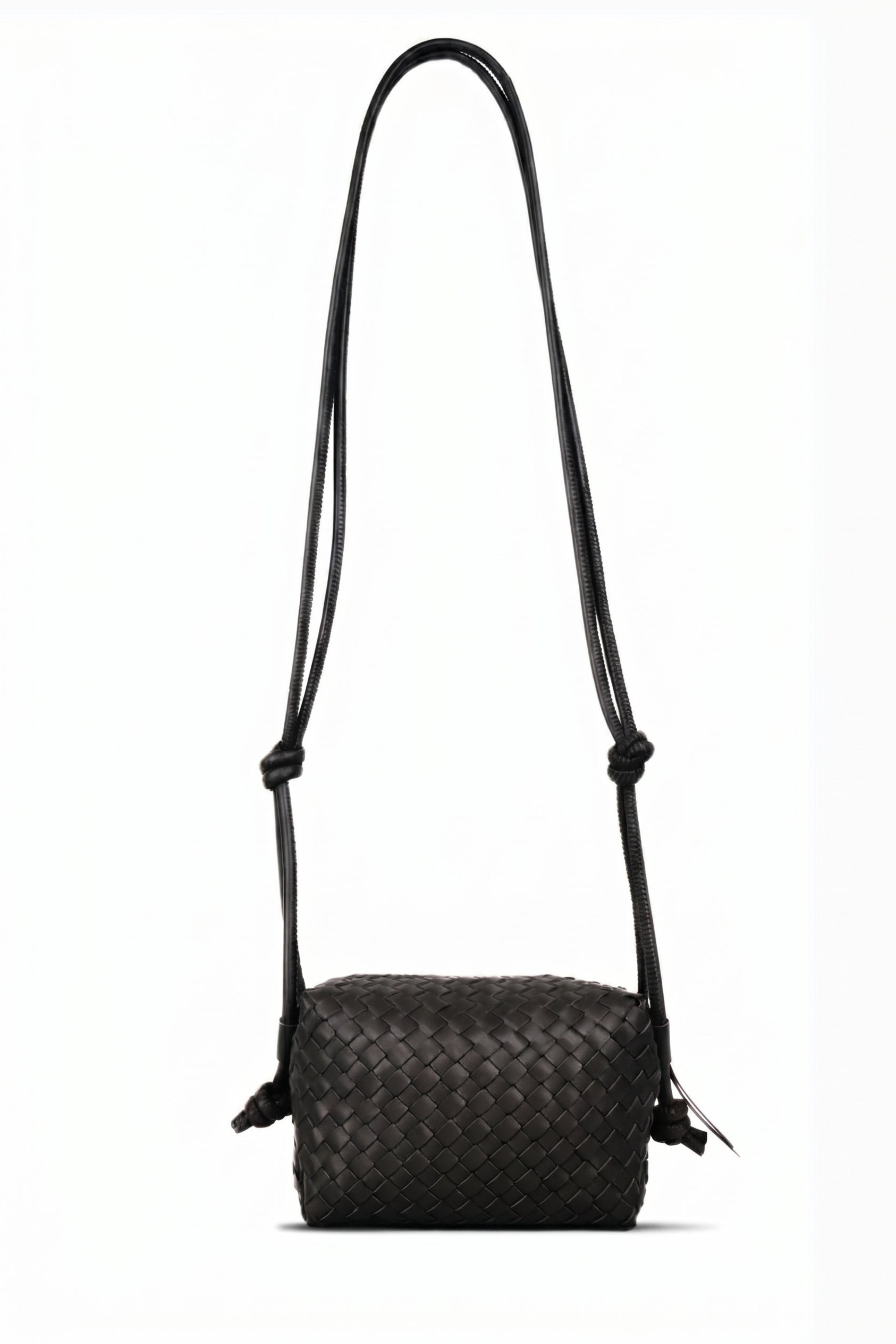Woven Knot Shoulder Bag