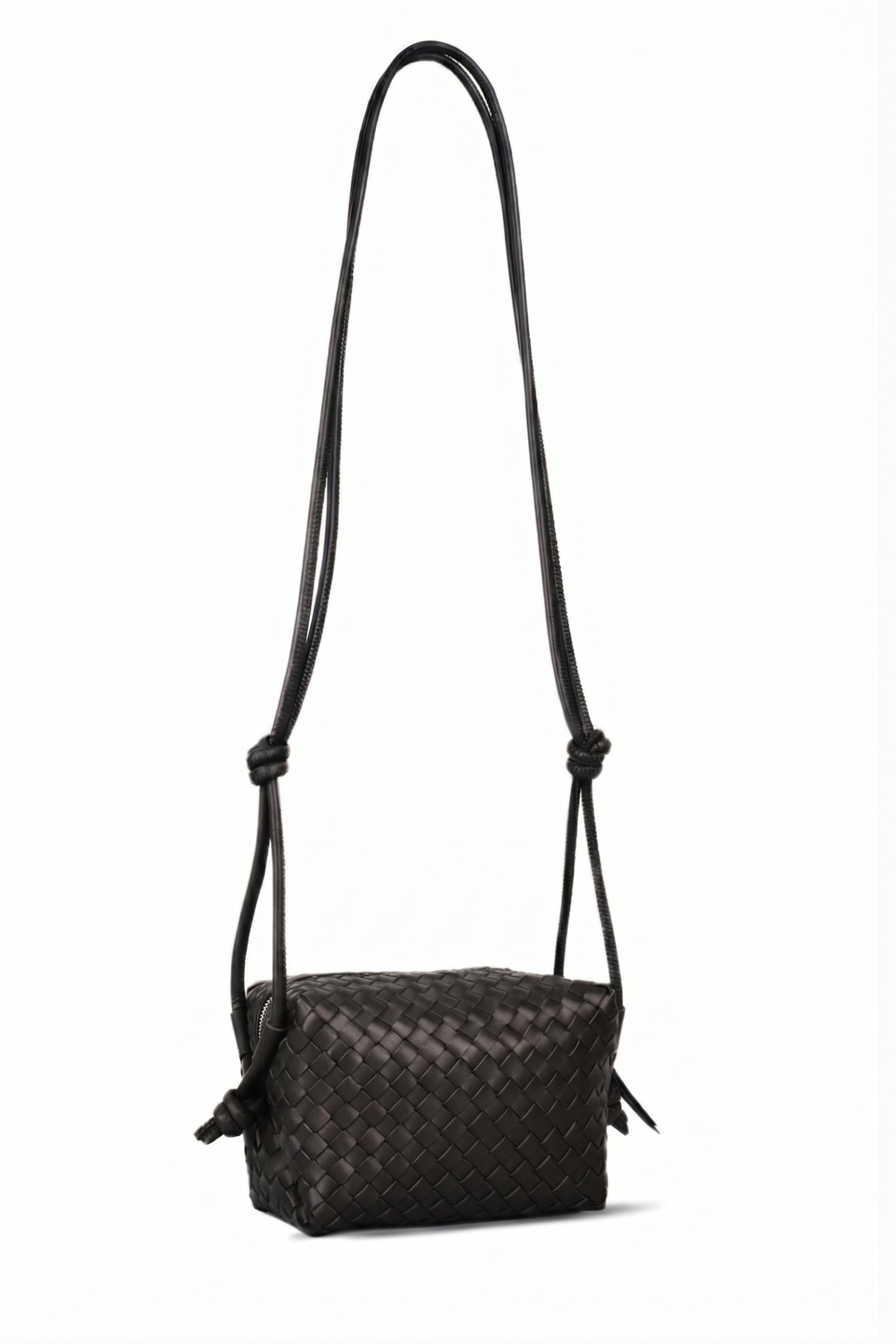 Woven Knot Shoulder Bag