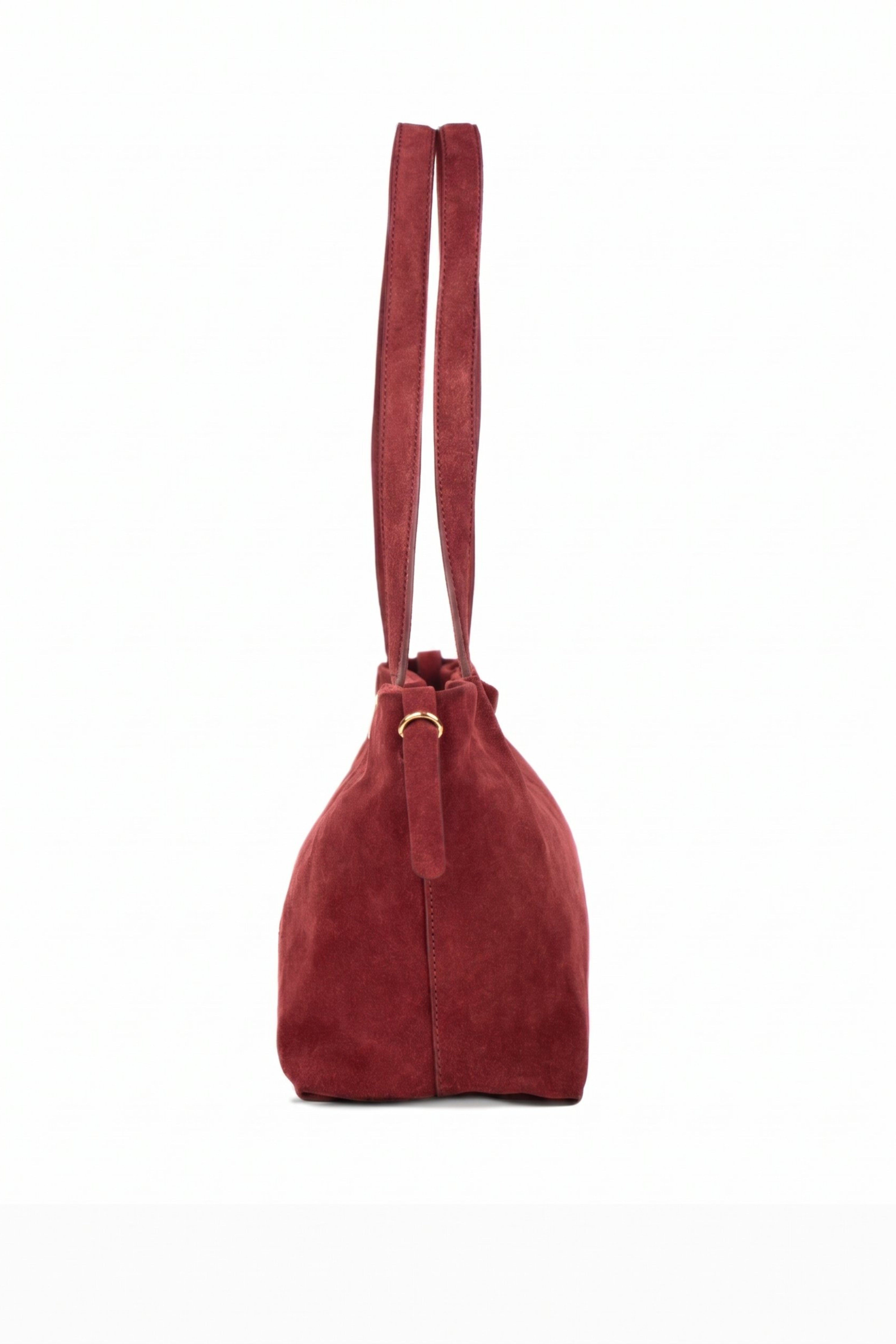 Moss Suede Tote Bag
