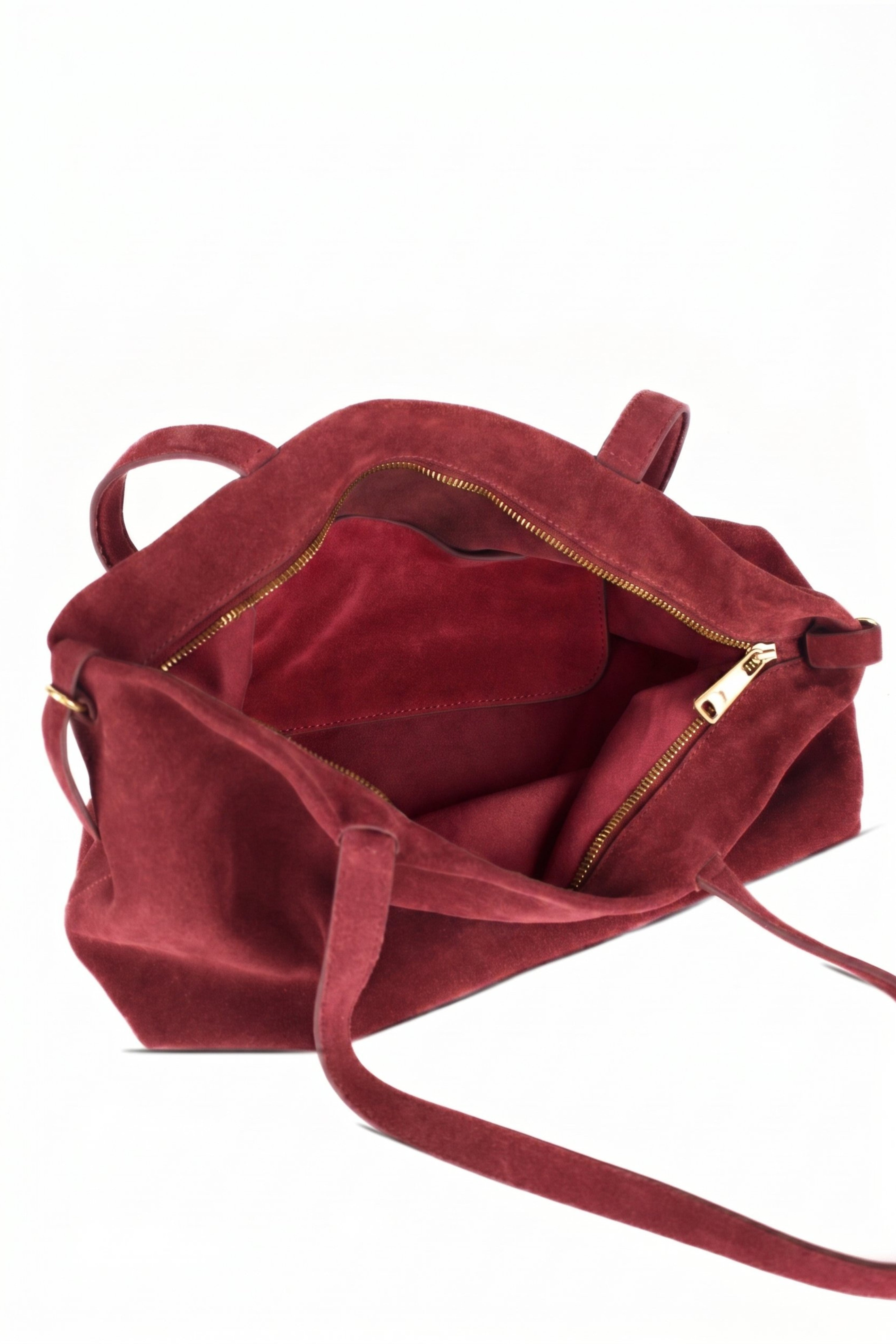 Moss Suede Tote Bag