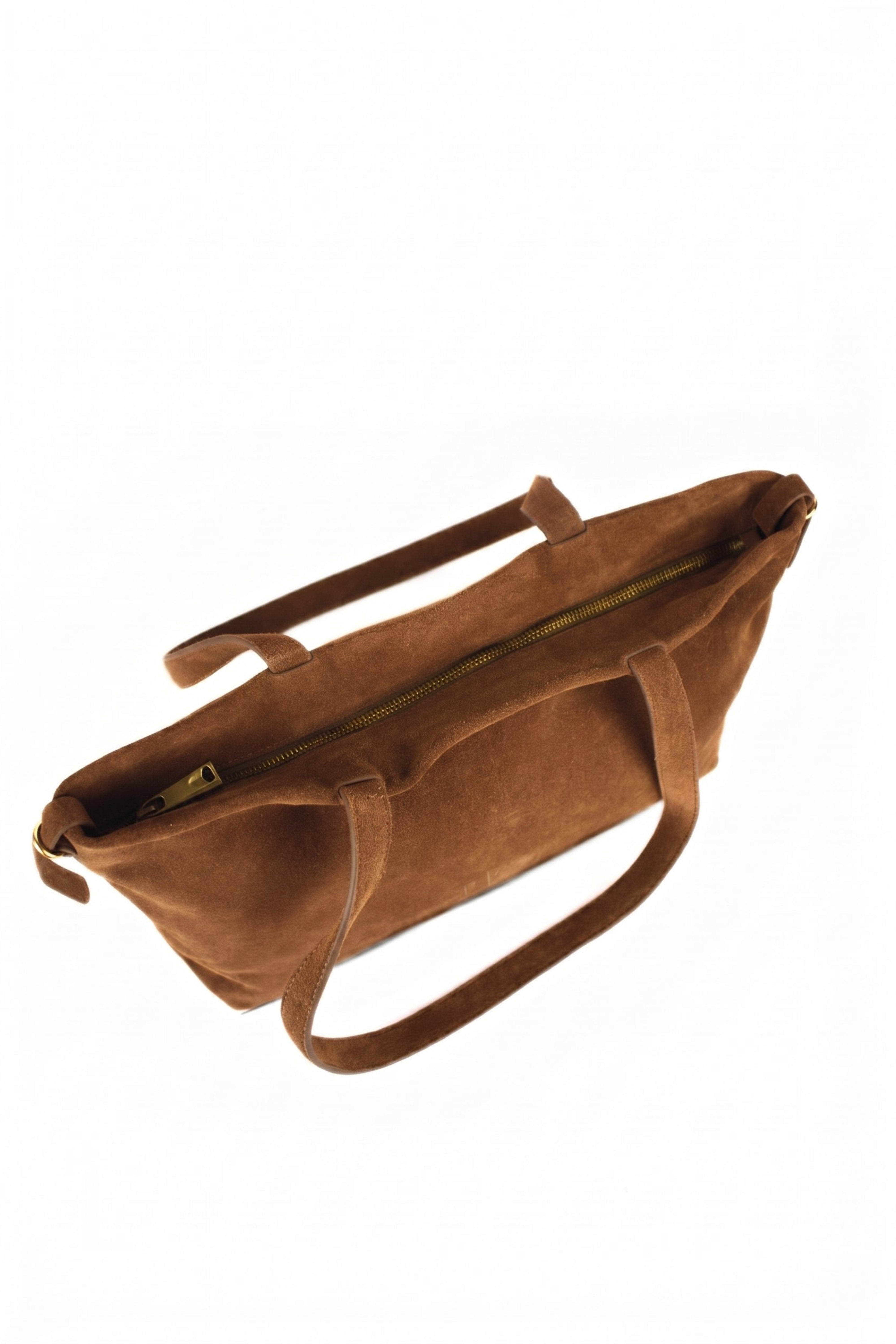 Moss Suede Tote Bag