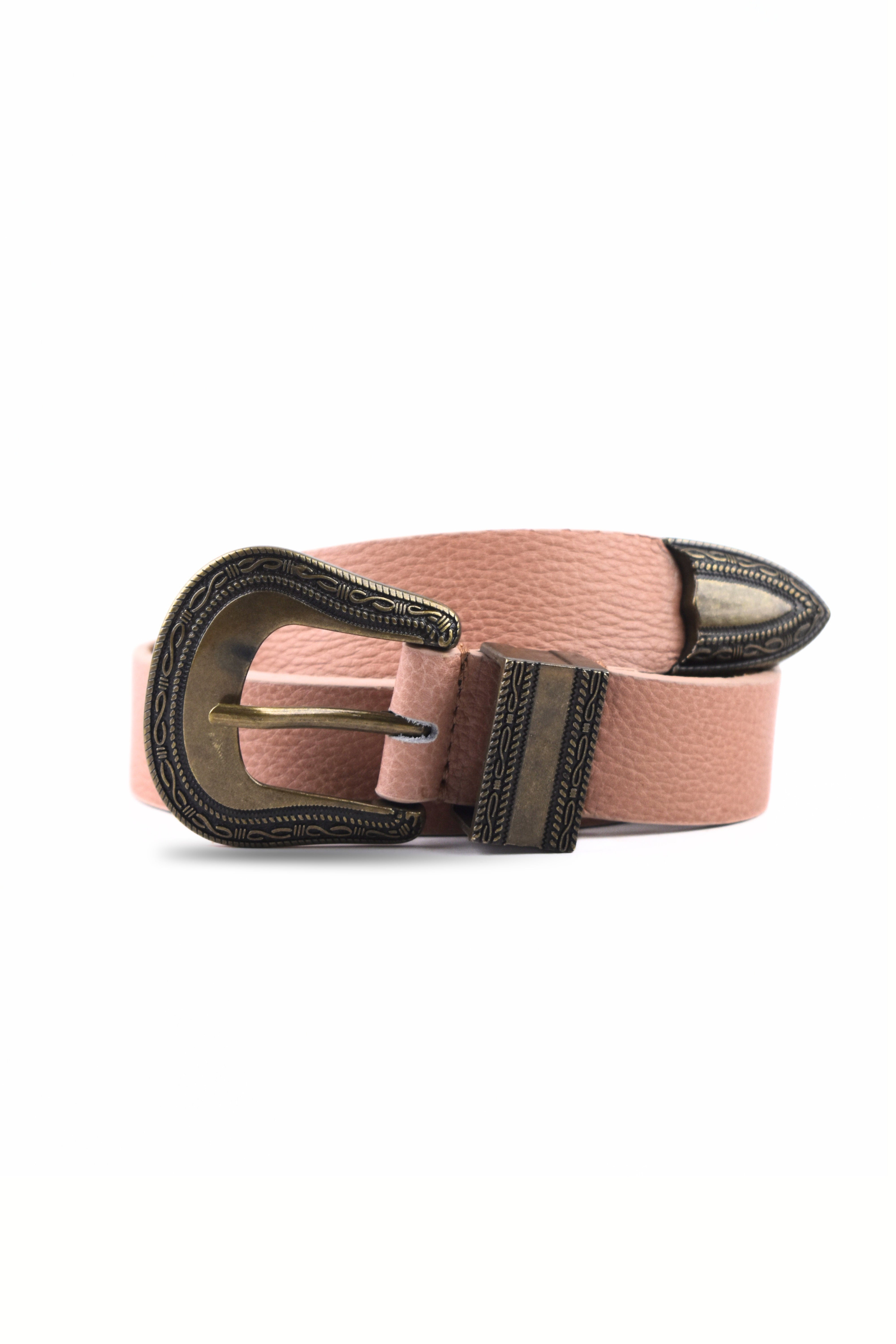 Blush Vintage Artisan Leather Belt