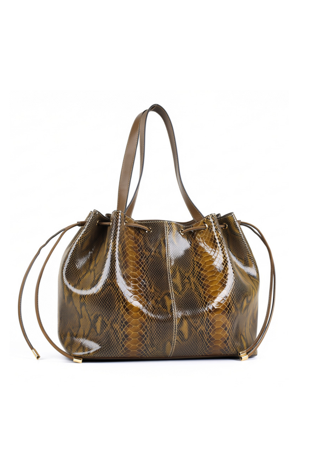 Snake Foil Leather Tote