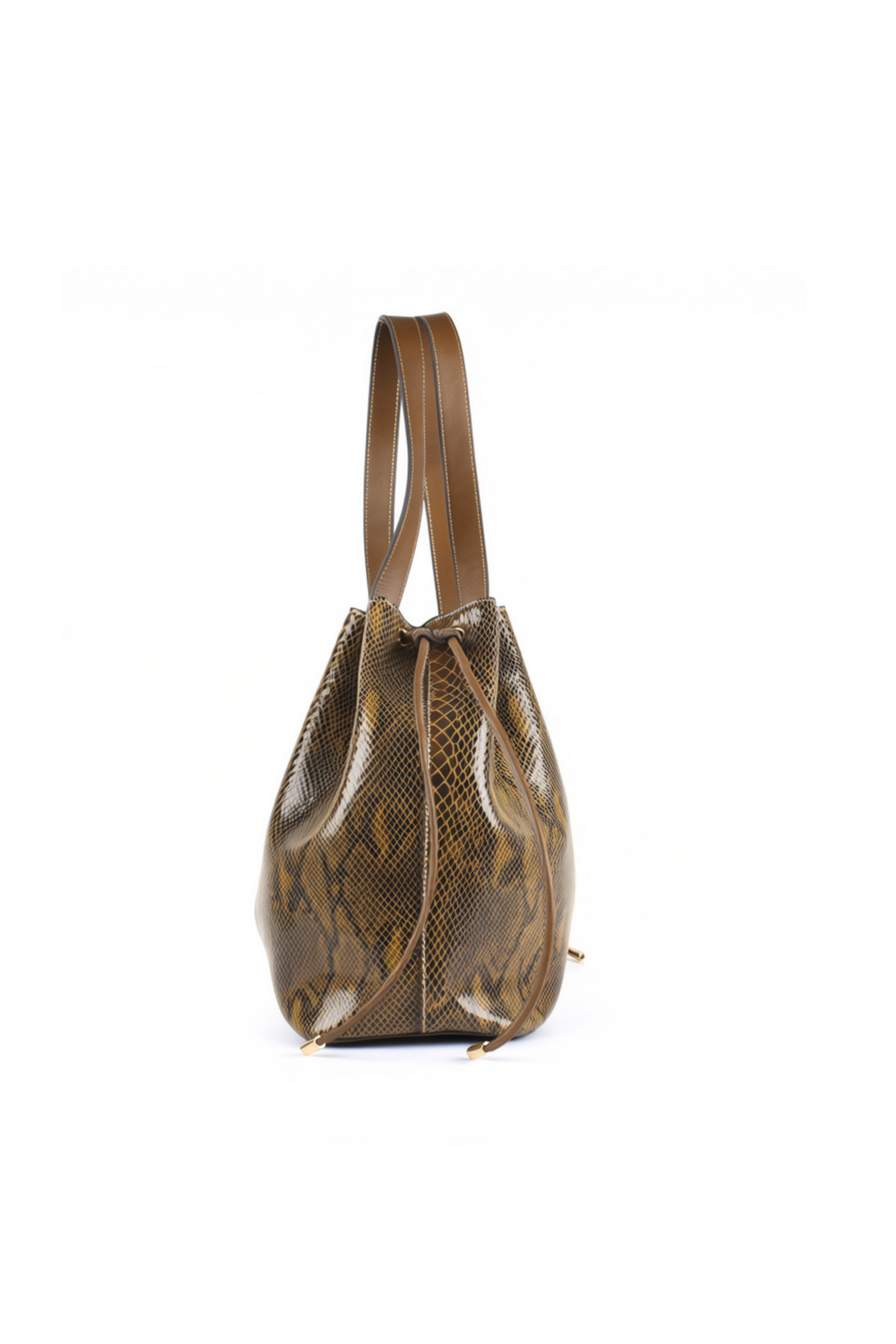 Snake Foil Leather Tote
