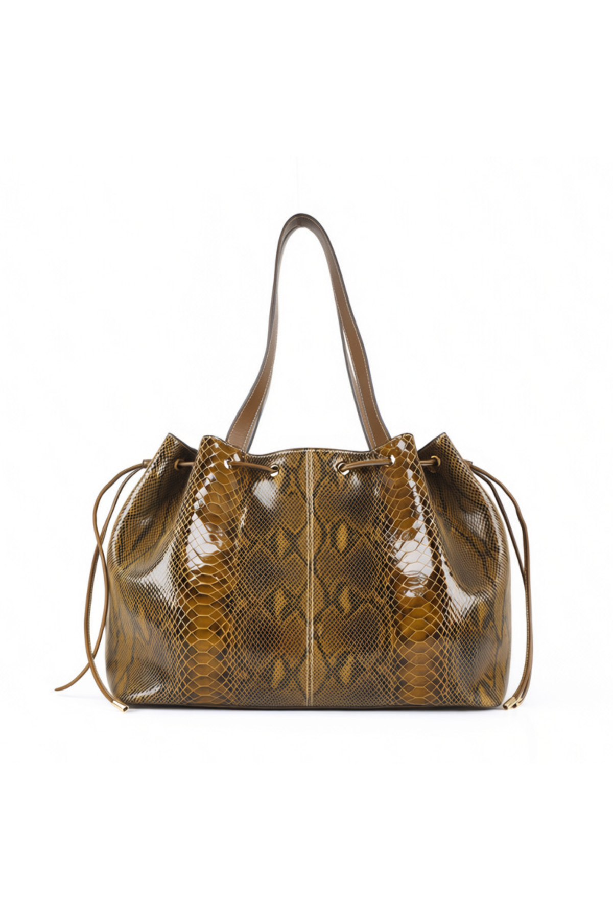Snake Foil Leather Tote