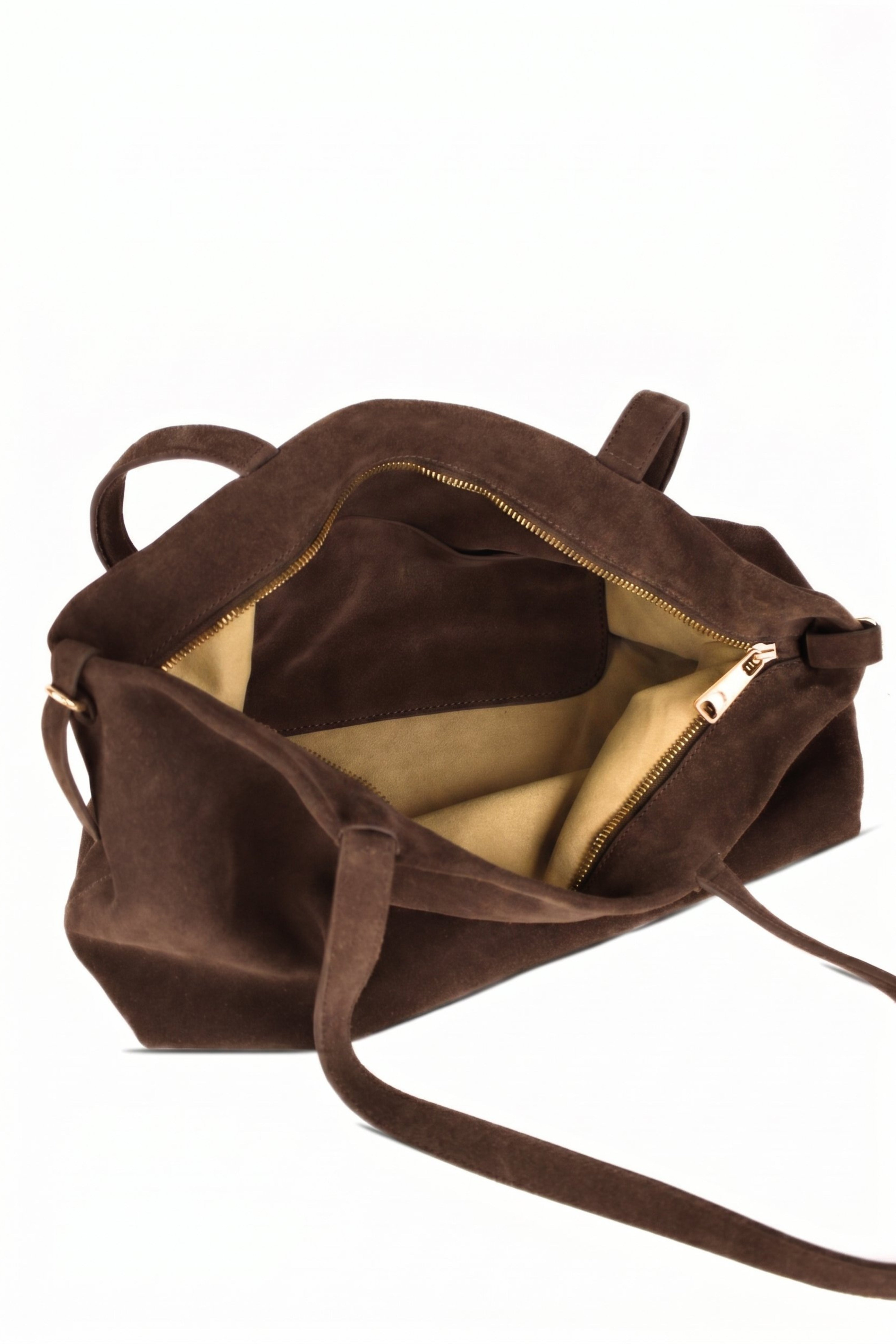 Moss Suede Tote Bag