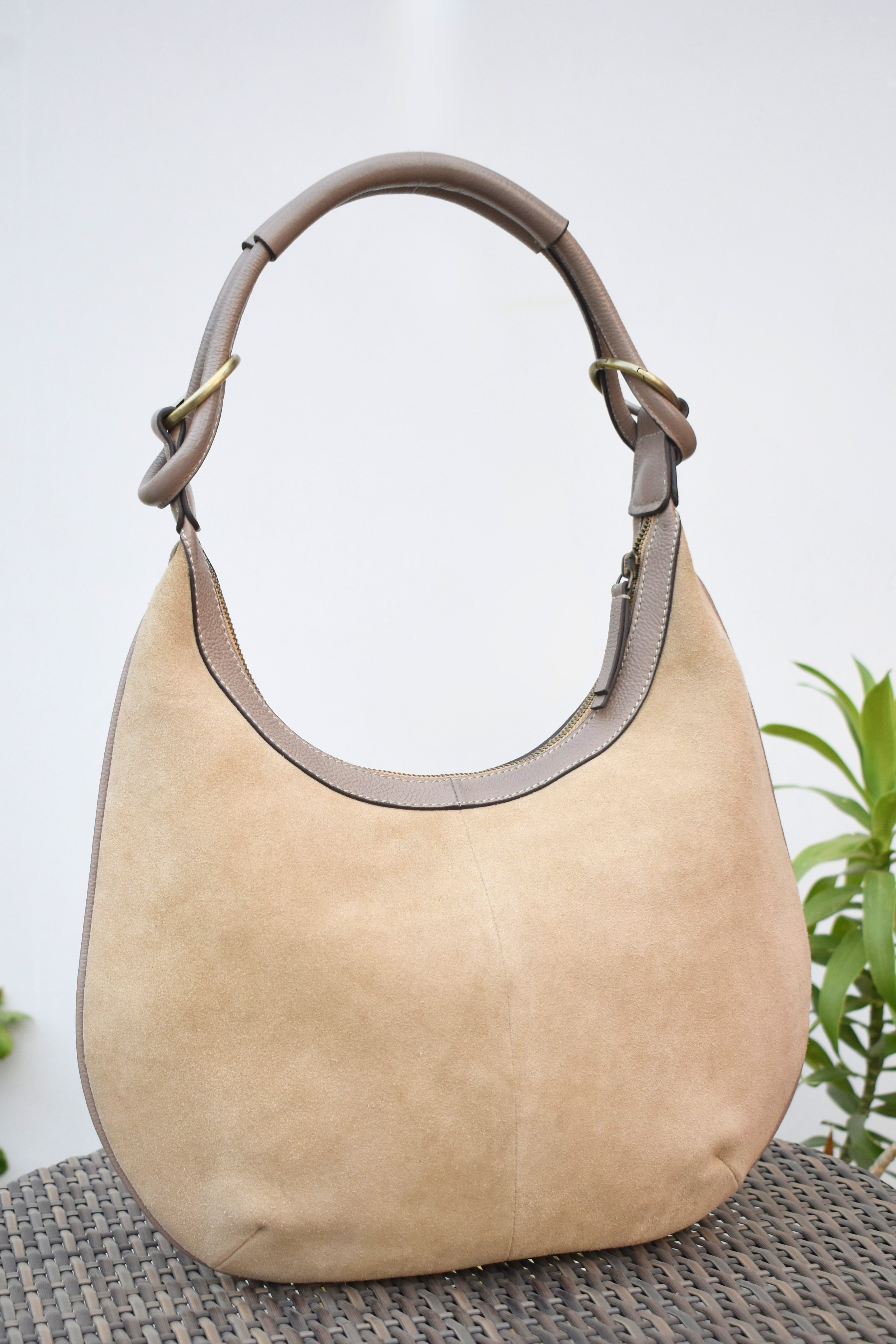 Desert Fringe Suede Shoulder Bag
