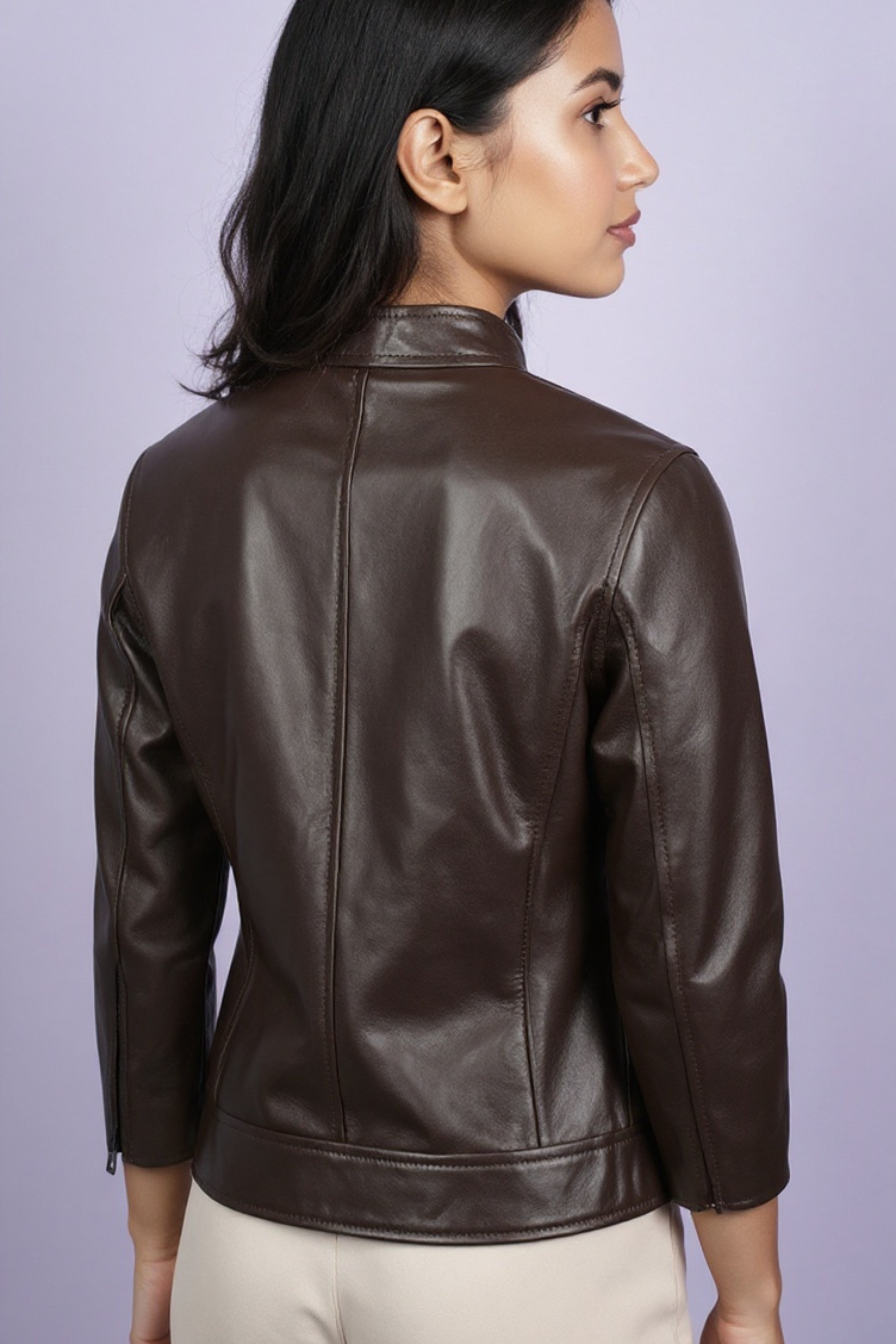 The Mocha Luxe Rider Jacket