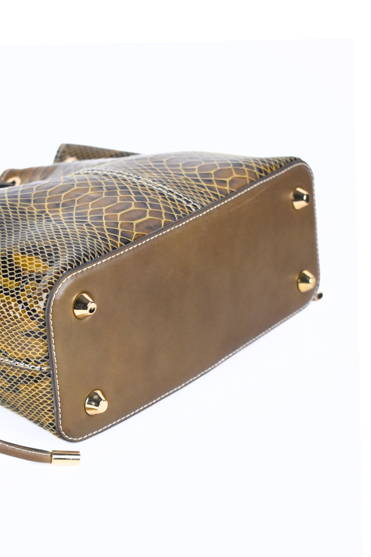 Snake Leather Bucket bag
