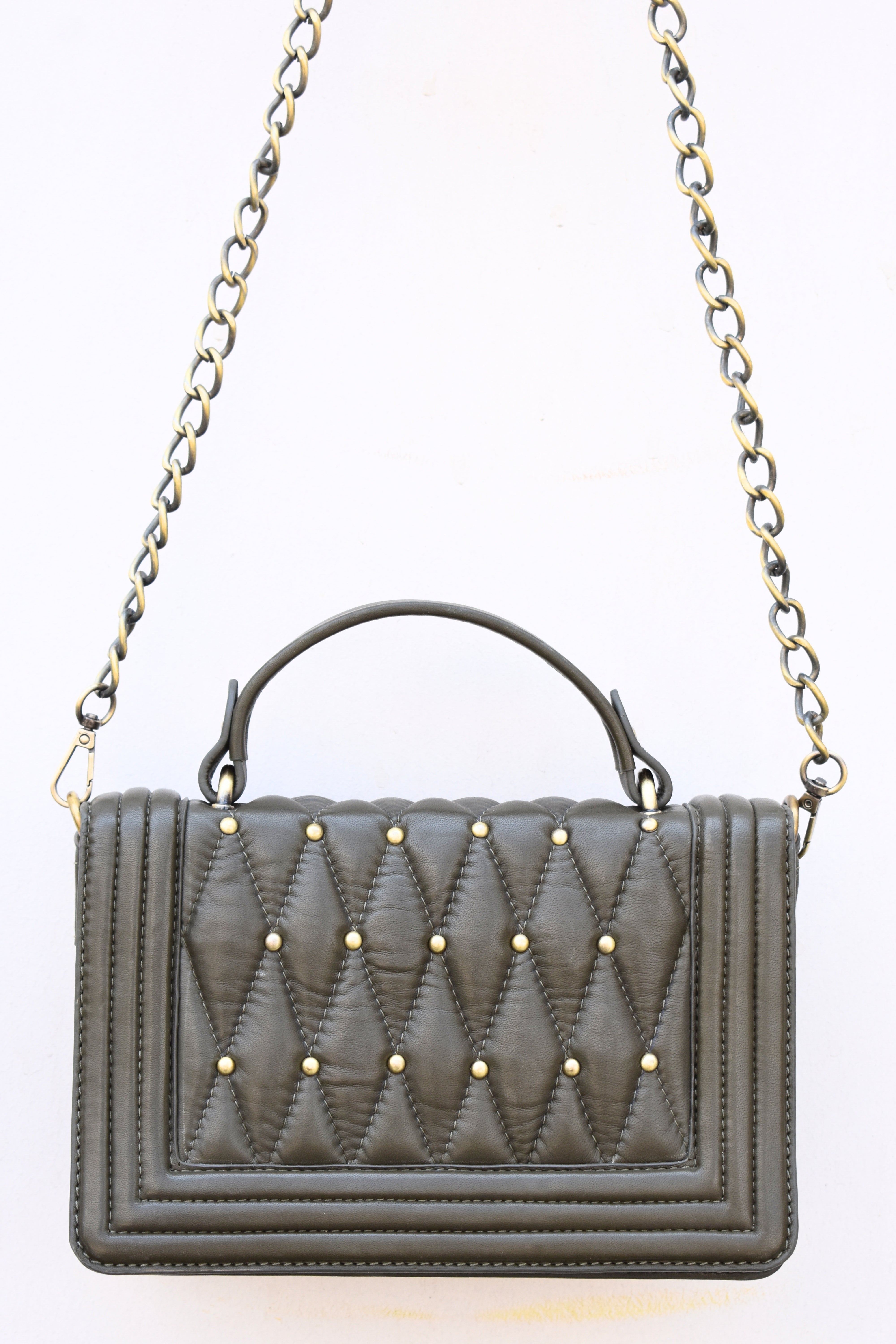 Elegant Quilted Leather Bag