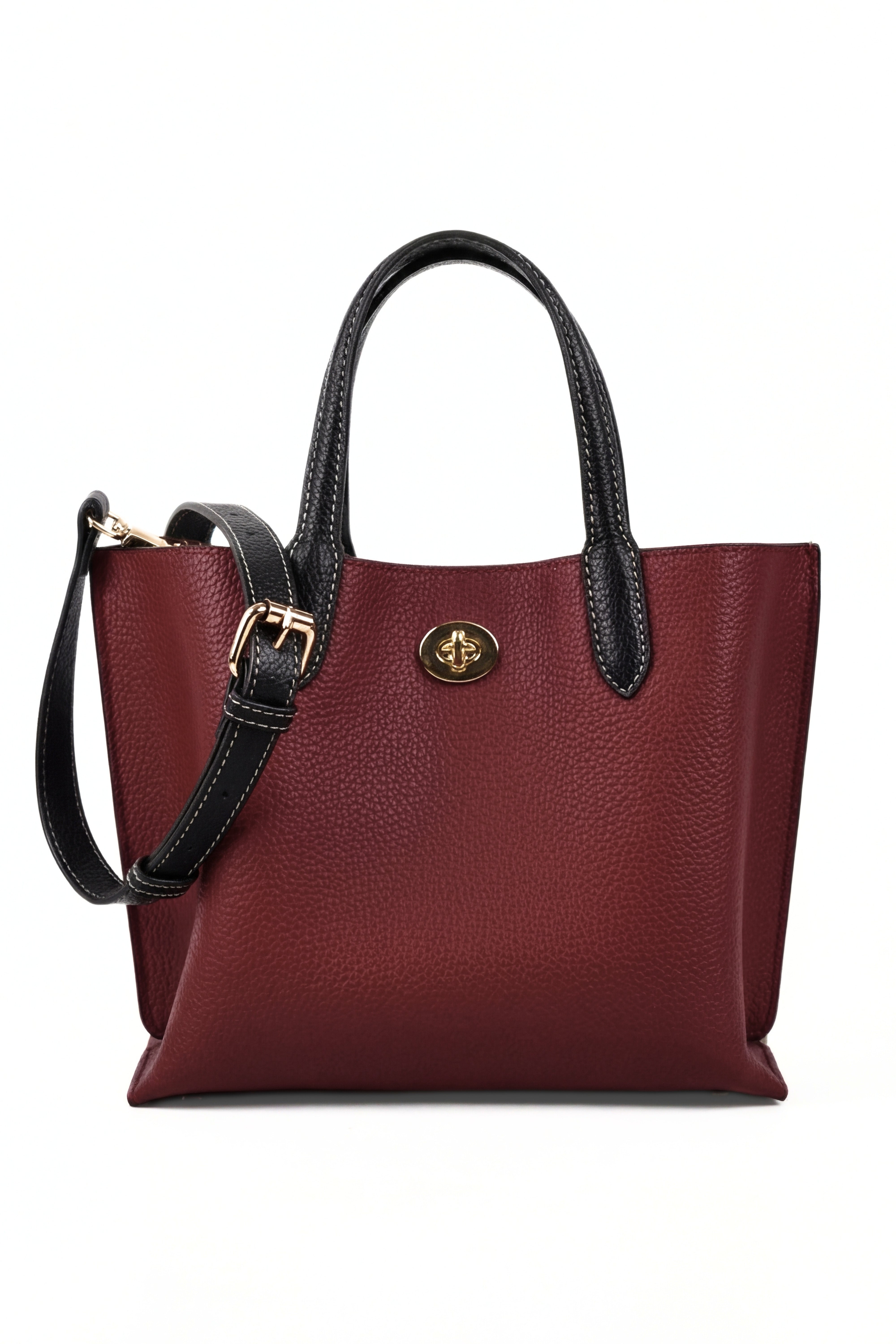 ModeLuxe Leather Handbag  -