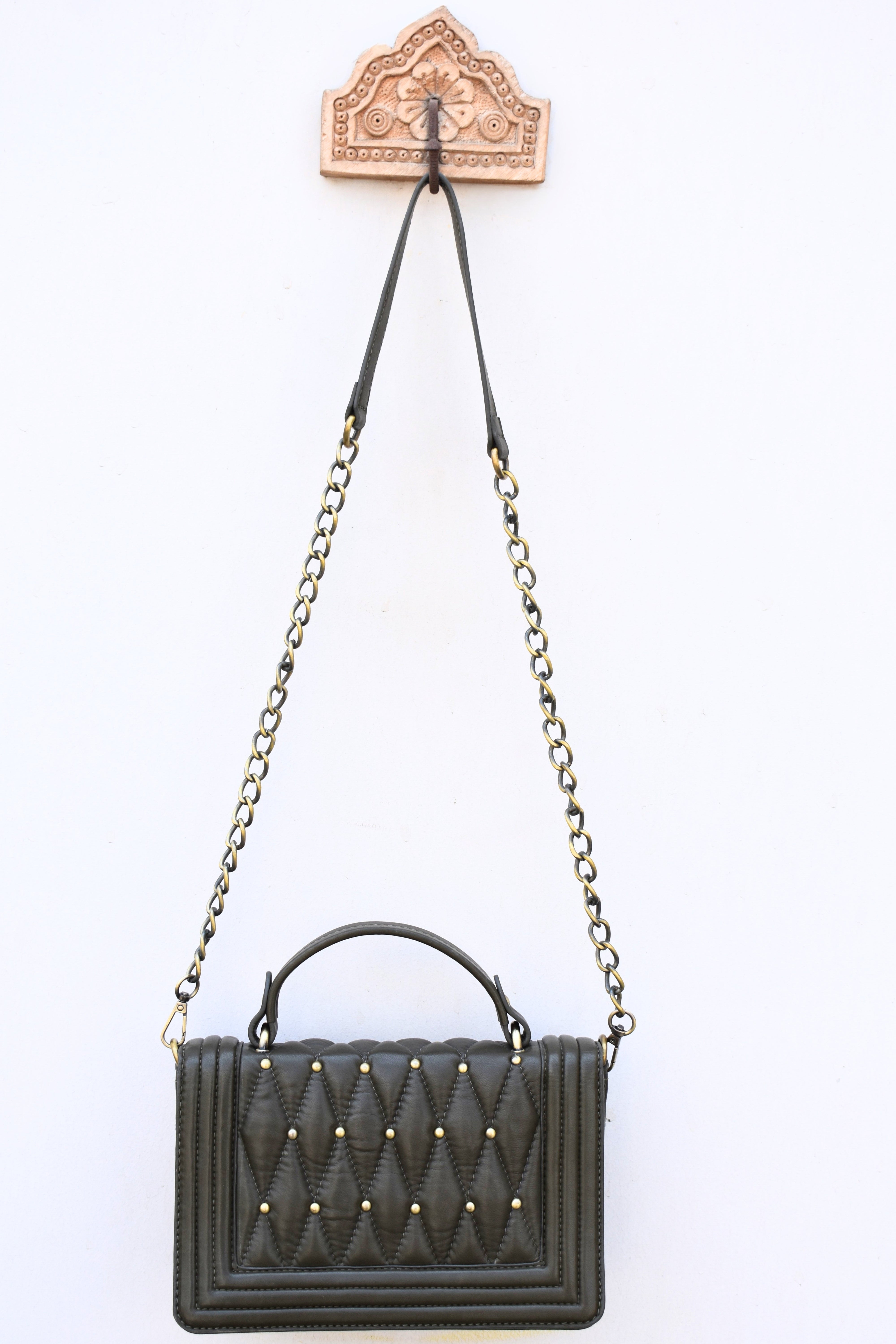 Elegant Quilted Leather Bag
