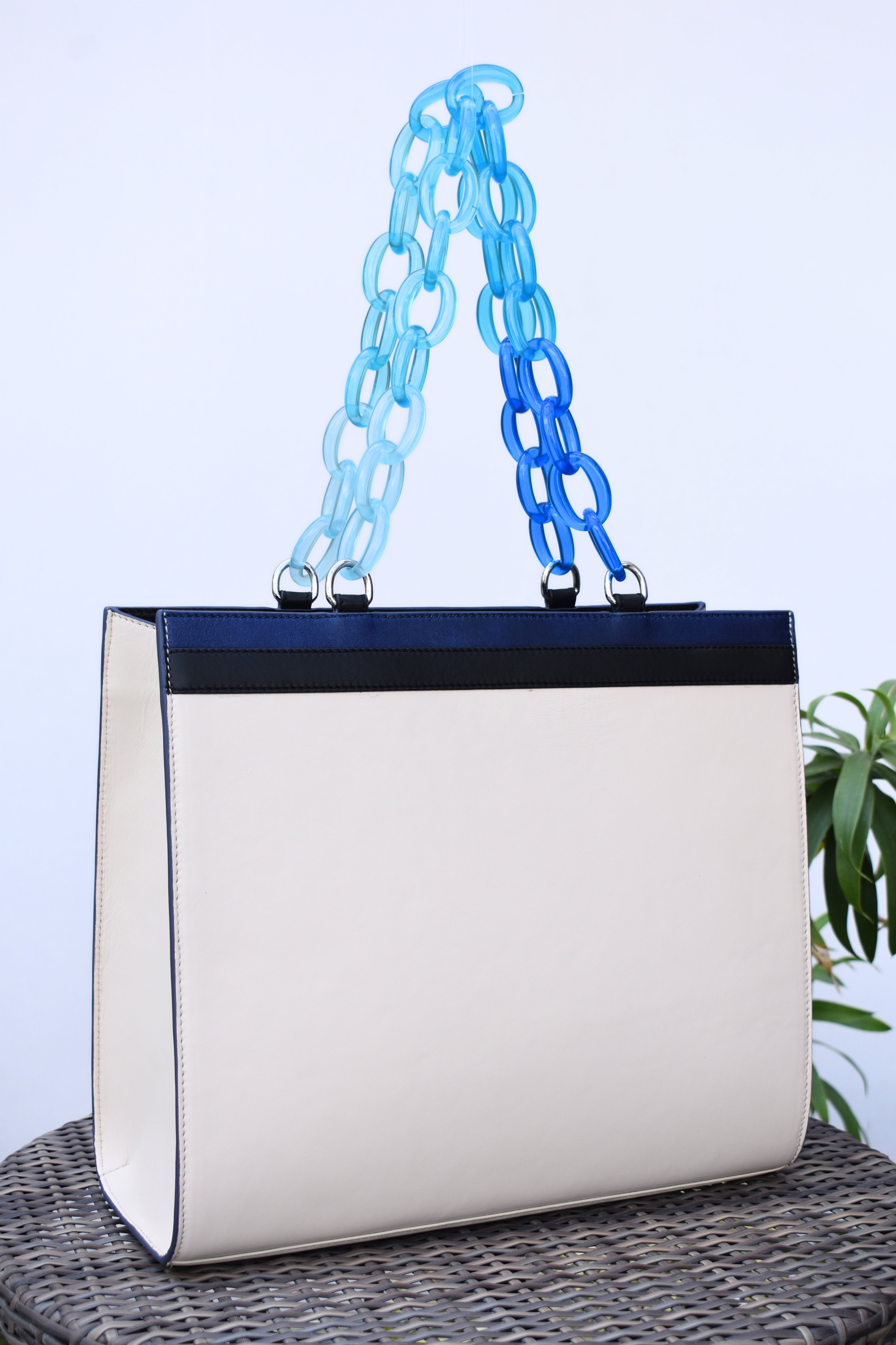 Elegant Bloom Leather Tote