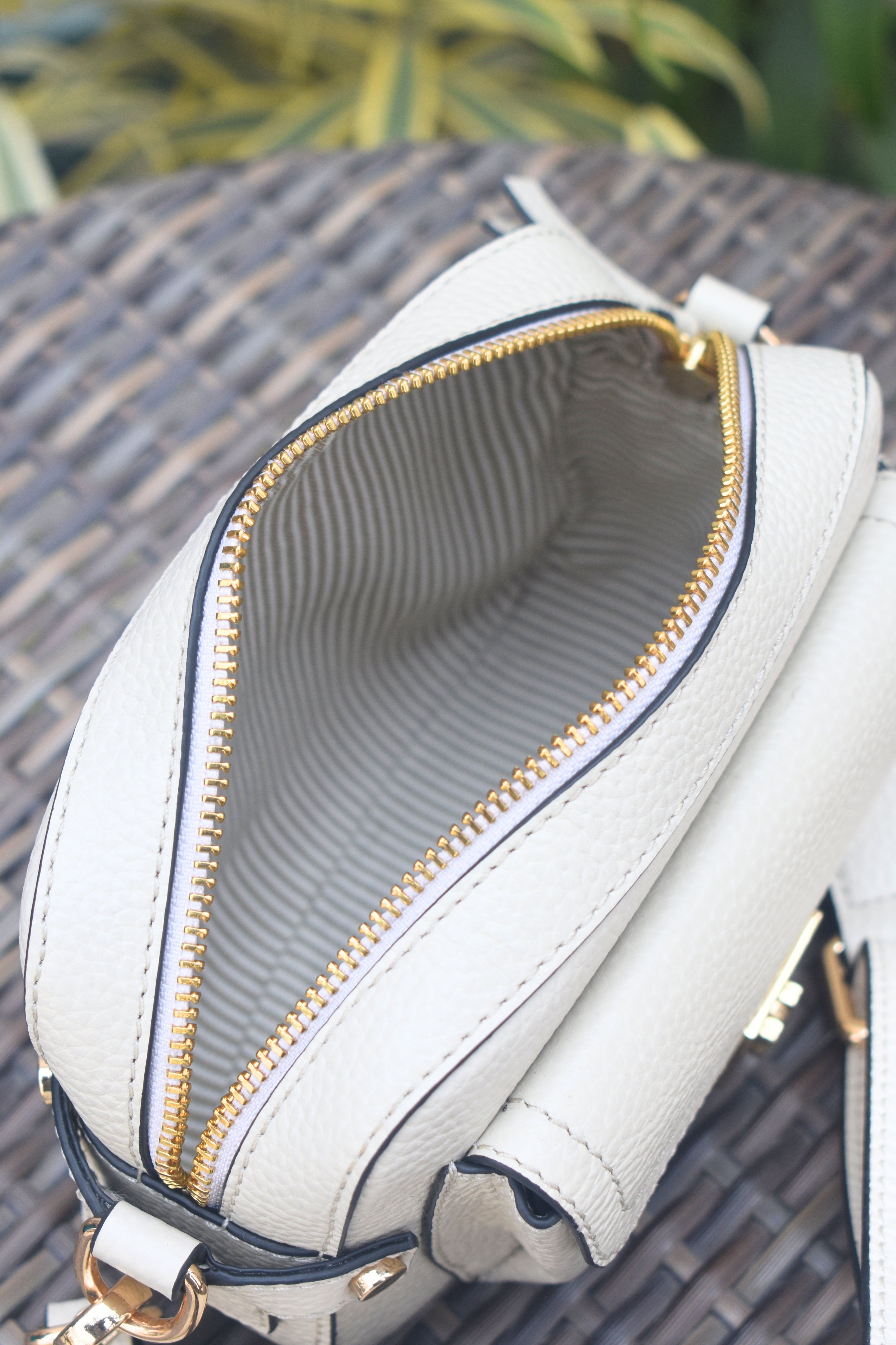 Elegant PDM Leather Crossbody Bag