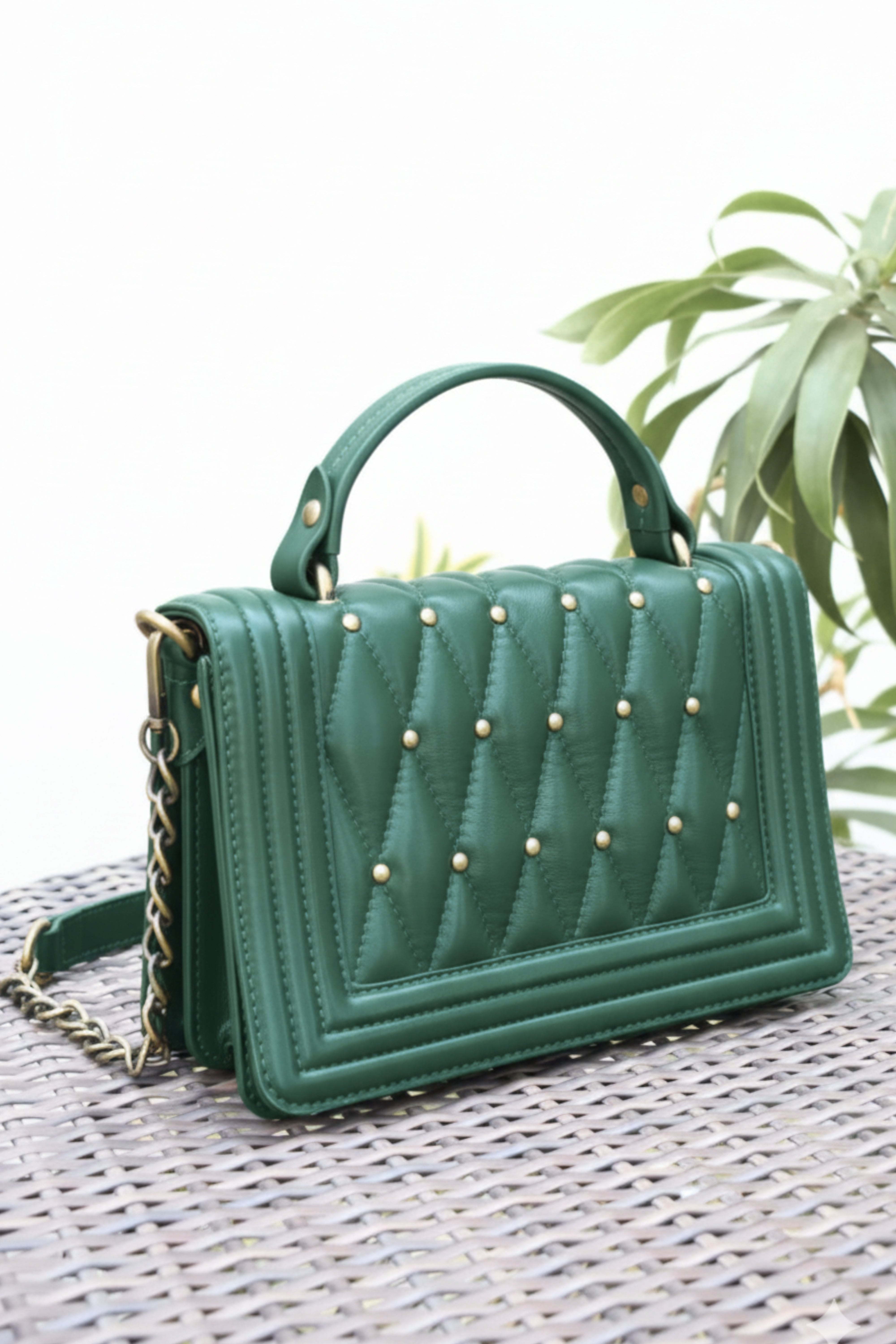 VeraQuilt Leather Bag