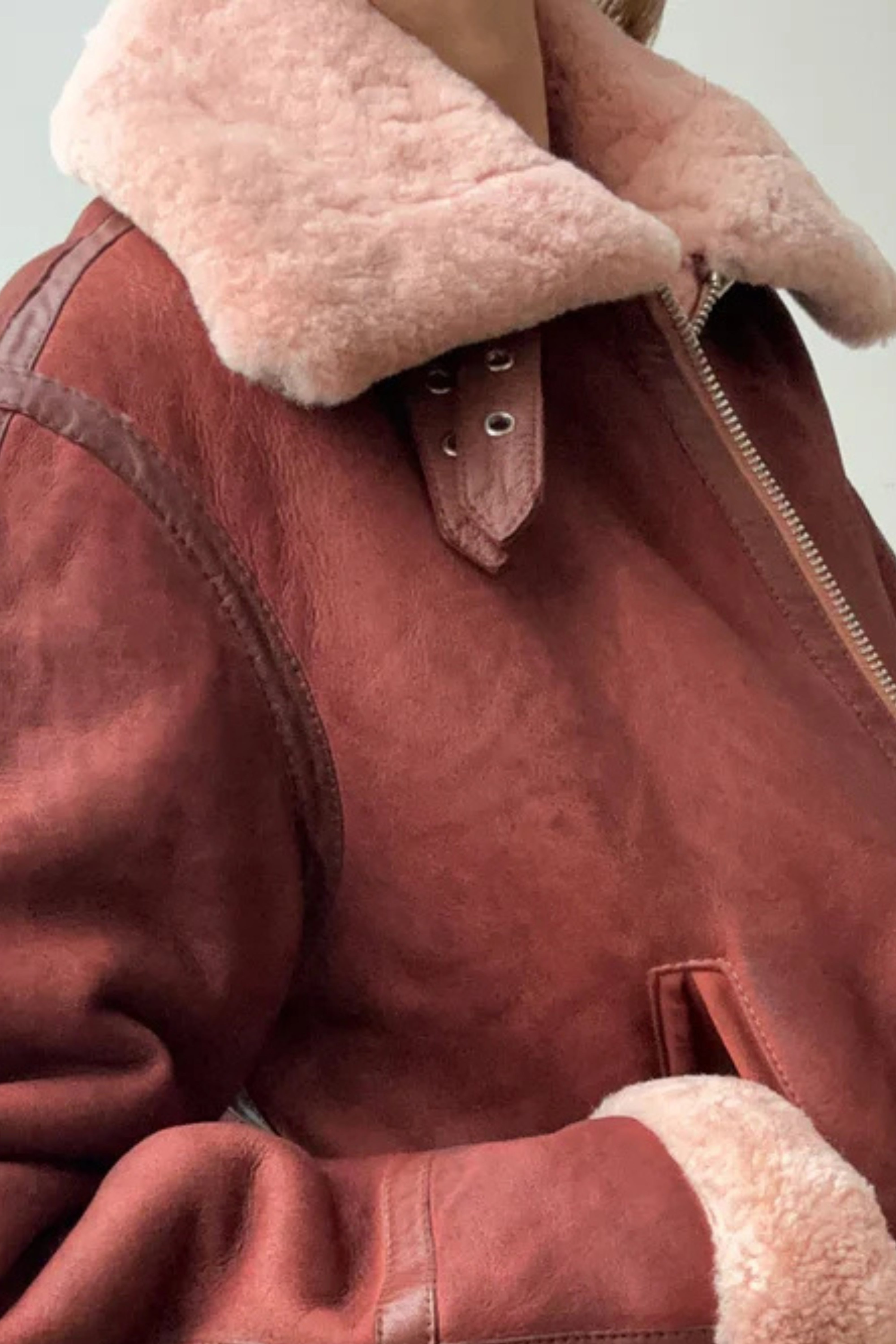 The Evercrest Aviator Jacket – Rust