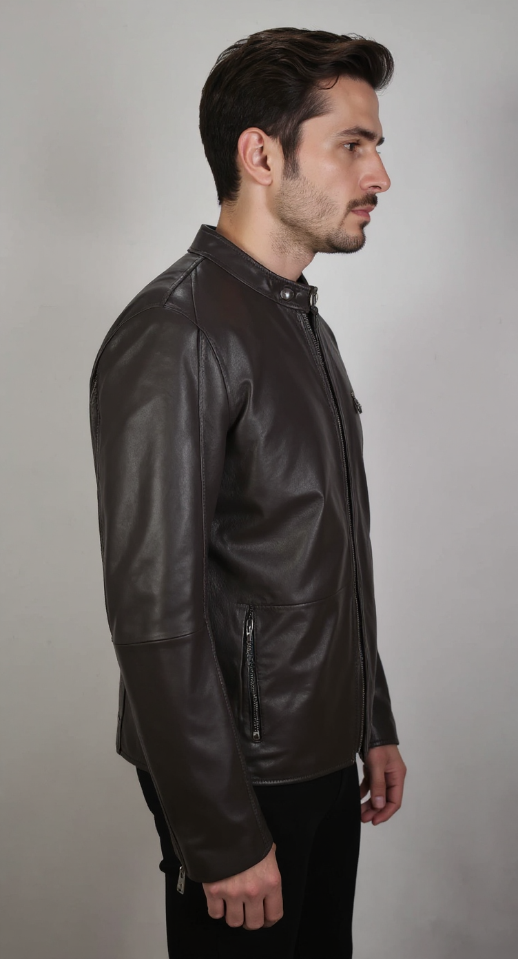 The Espresso Rider Leather Jacket