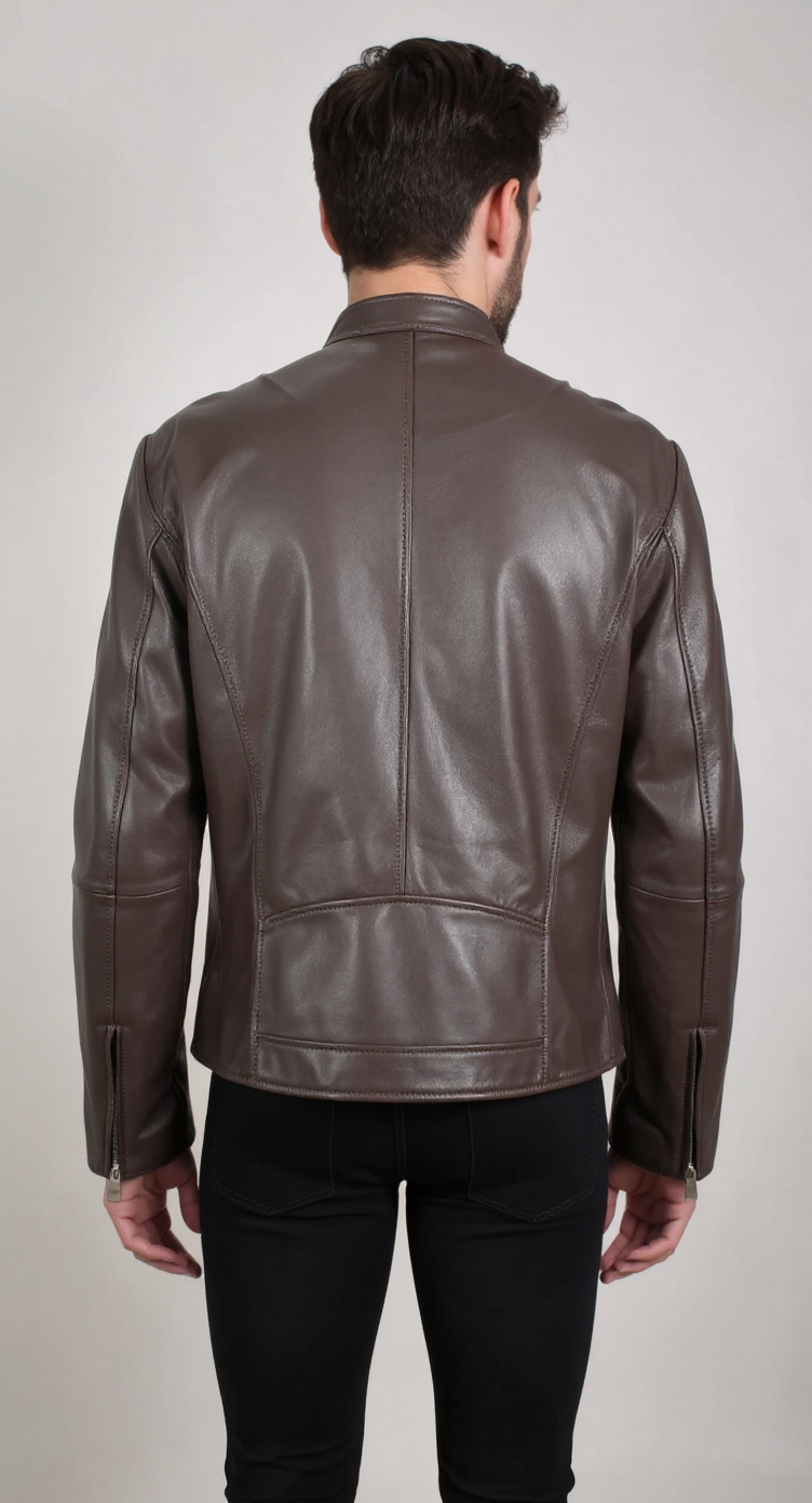 The Espresso Rider Leather Jacket