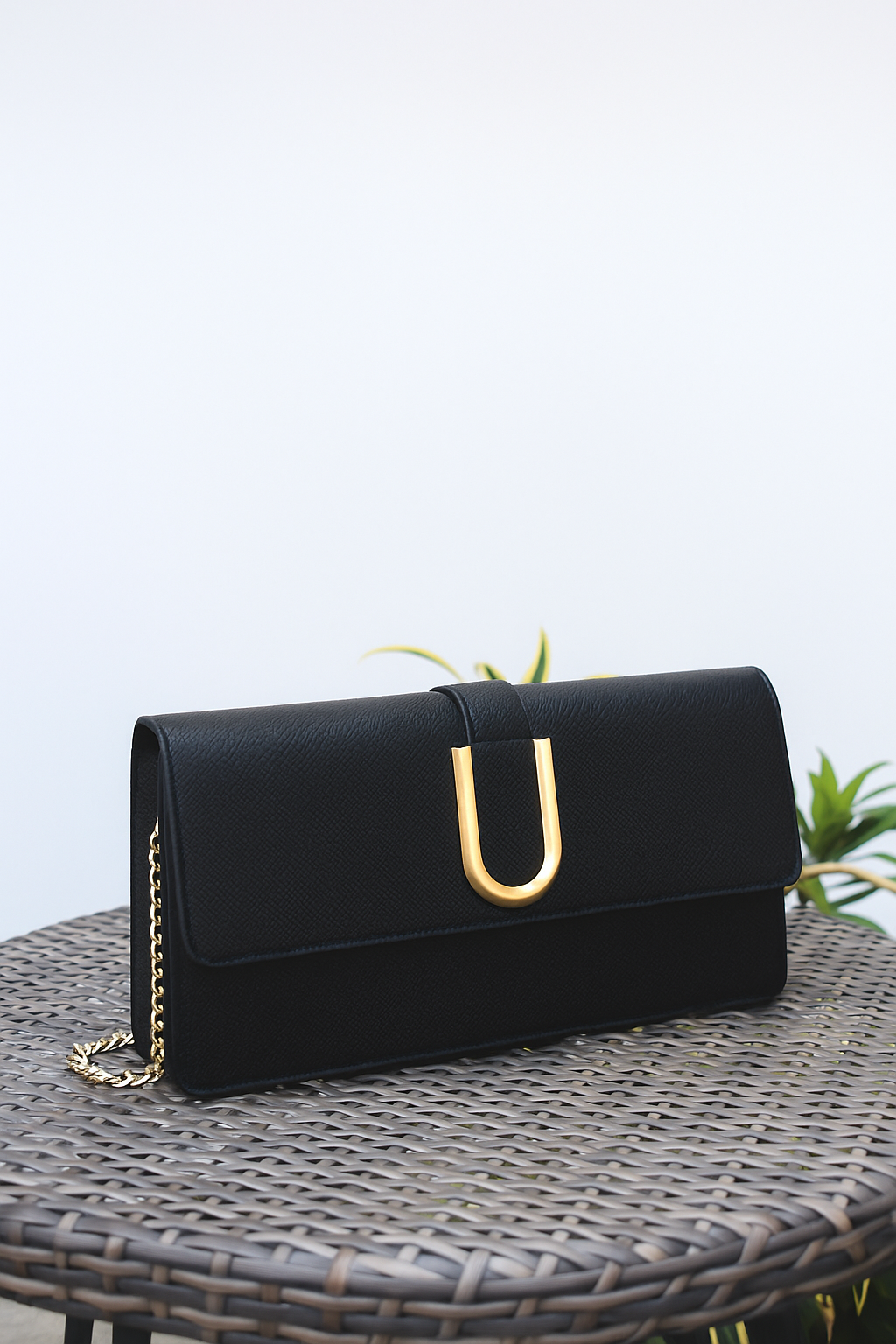 Ivory Halo Clutches Bag
