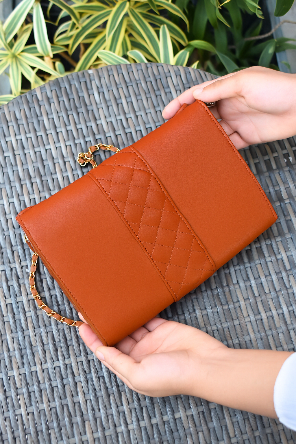 Petal Bow Leather Bag