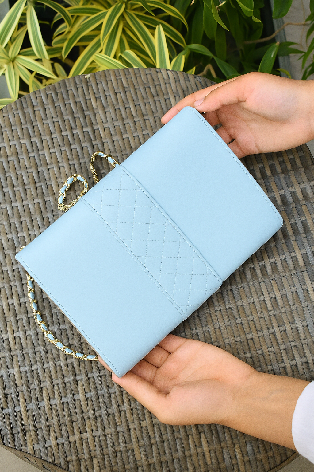 Petal Bow Leather Bag