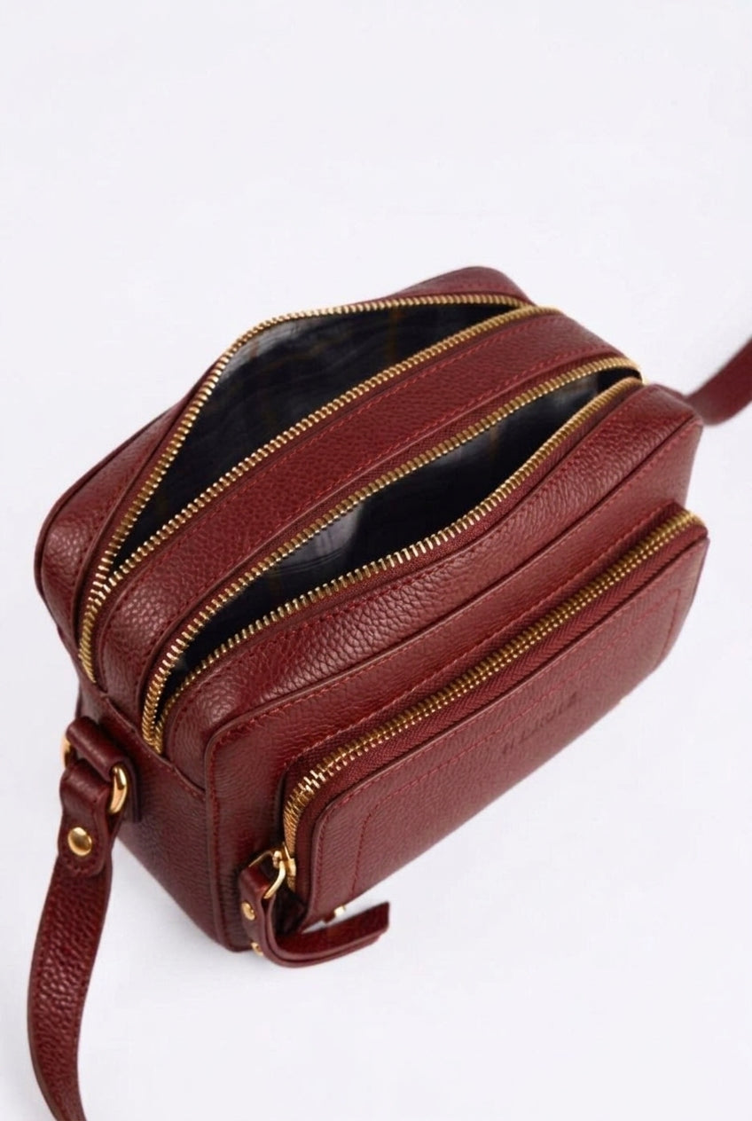 Roselle Crossbody - Pebbled Leather