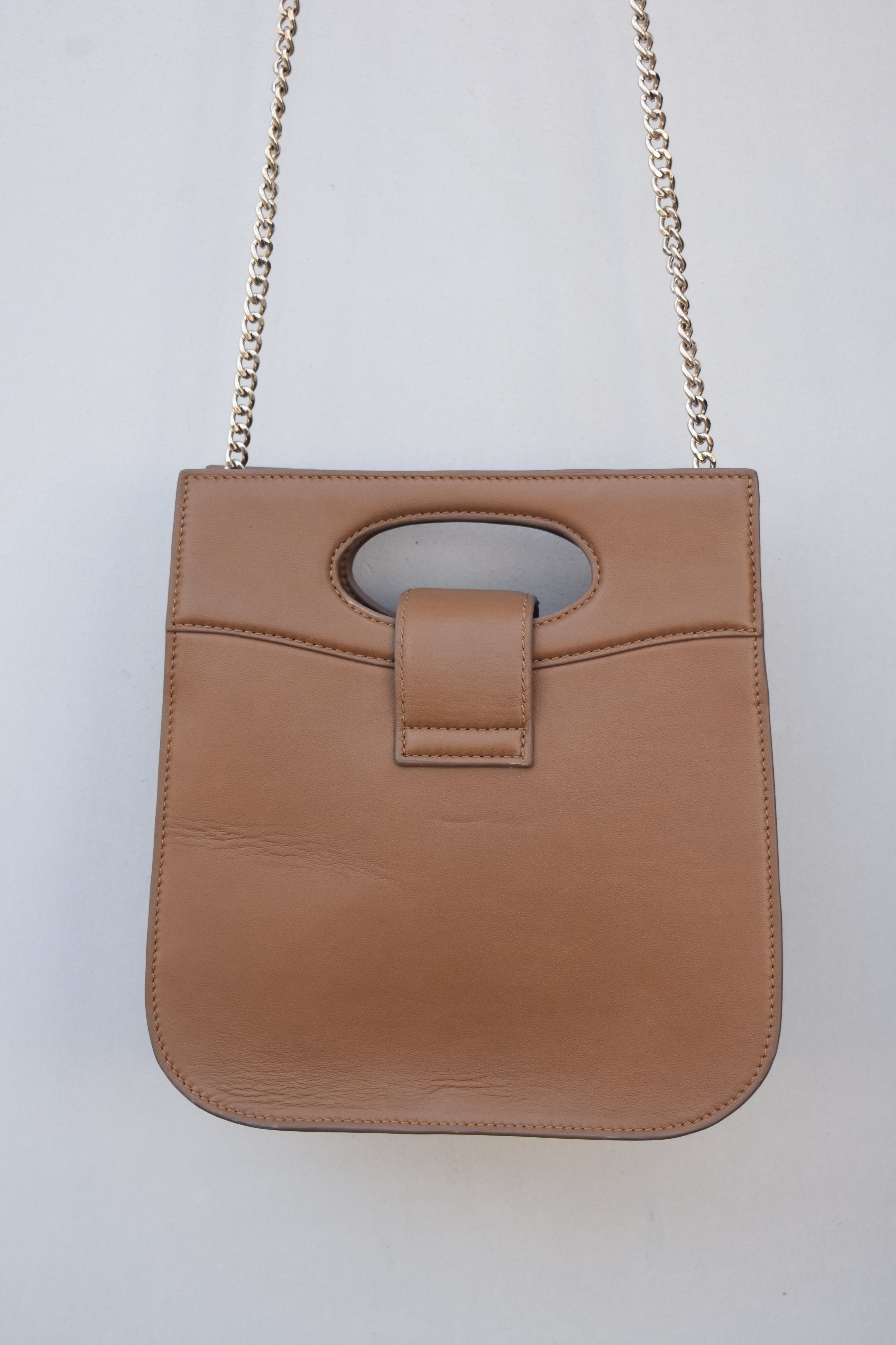 Regal Chain Leather Handbag