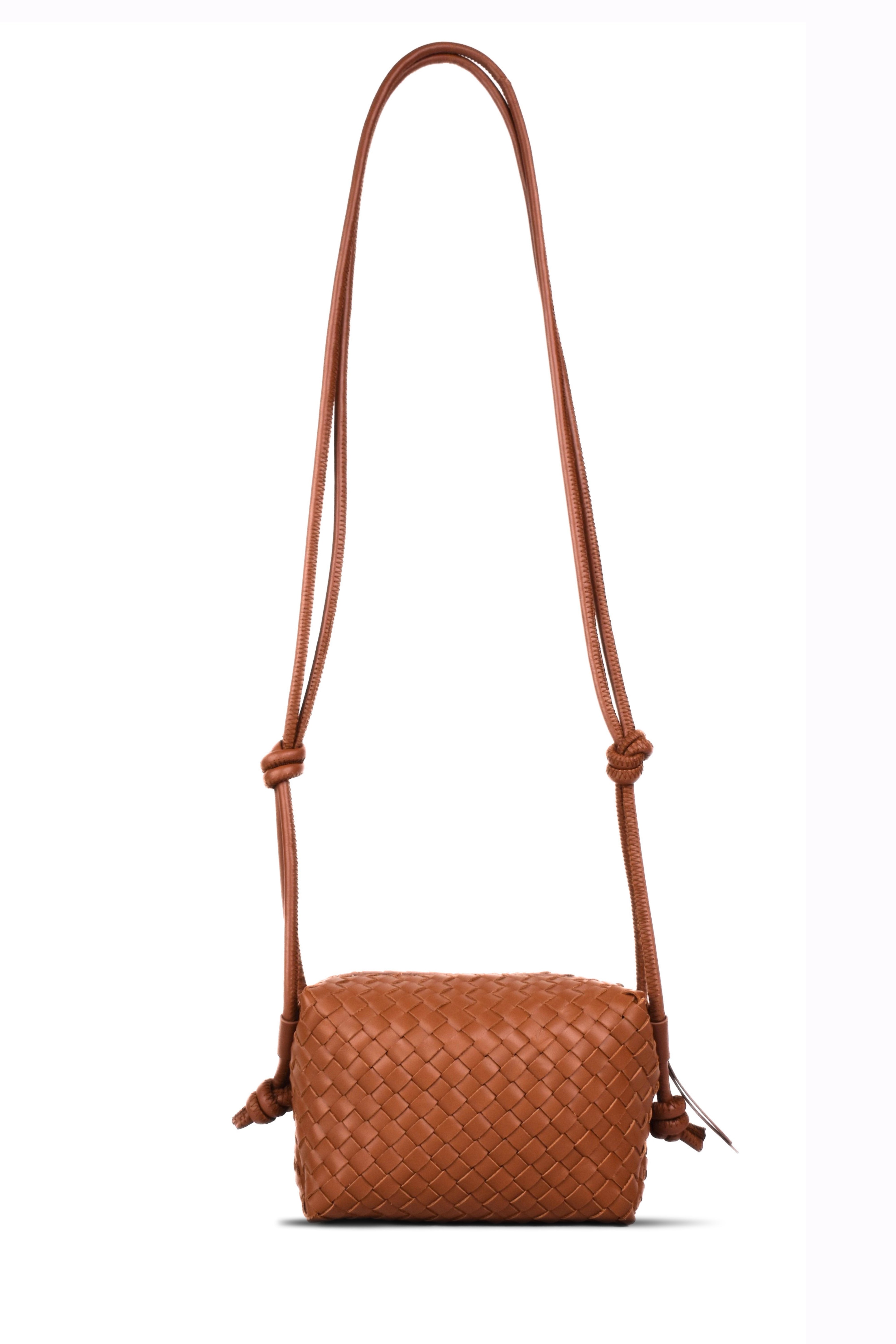 Woven Knot Shoulder Bag