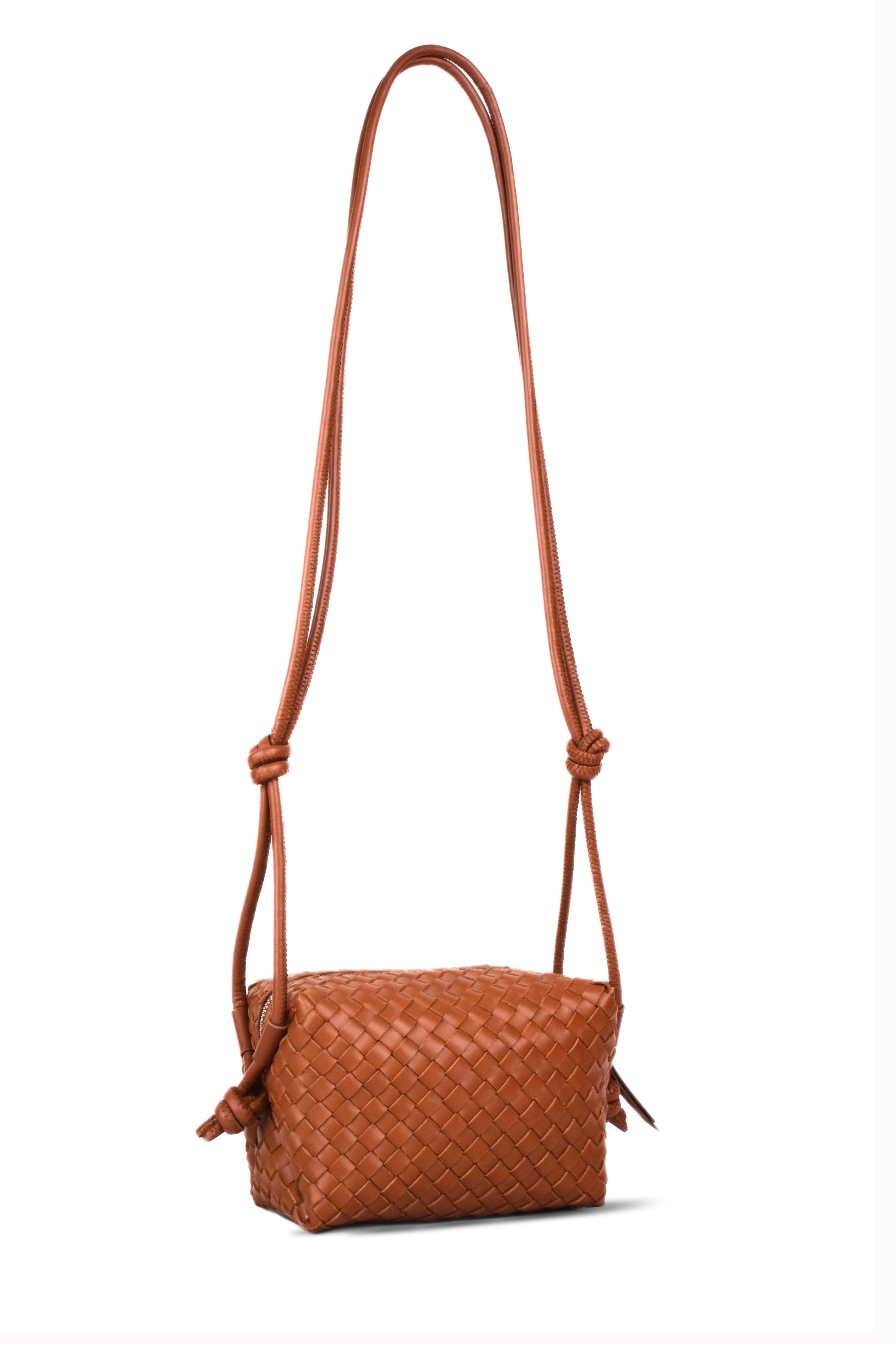 Woven Knot Shoulder Bag