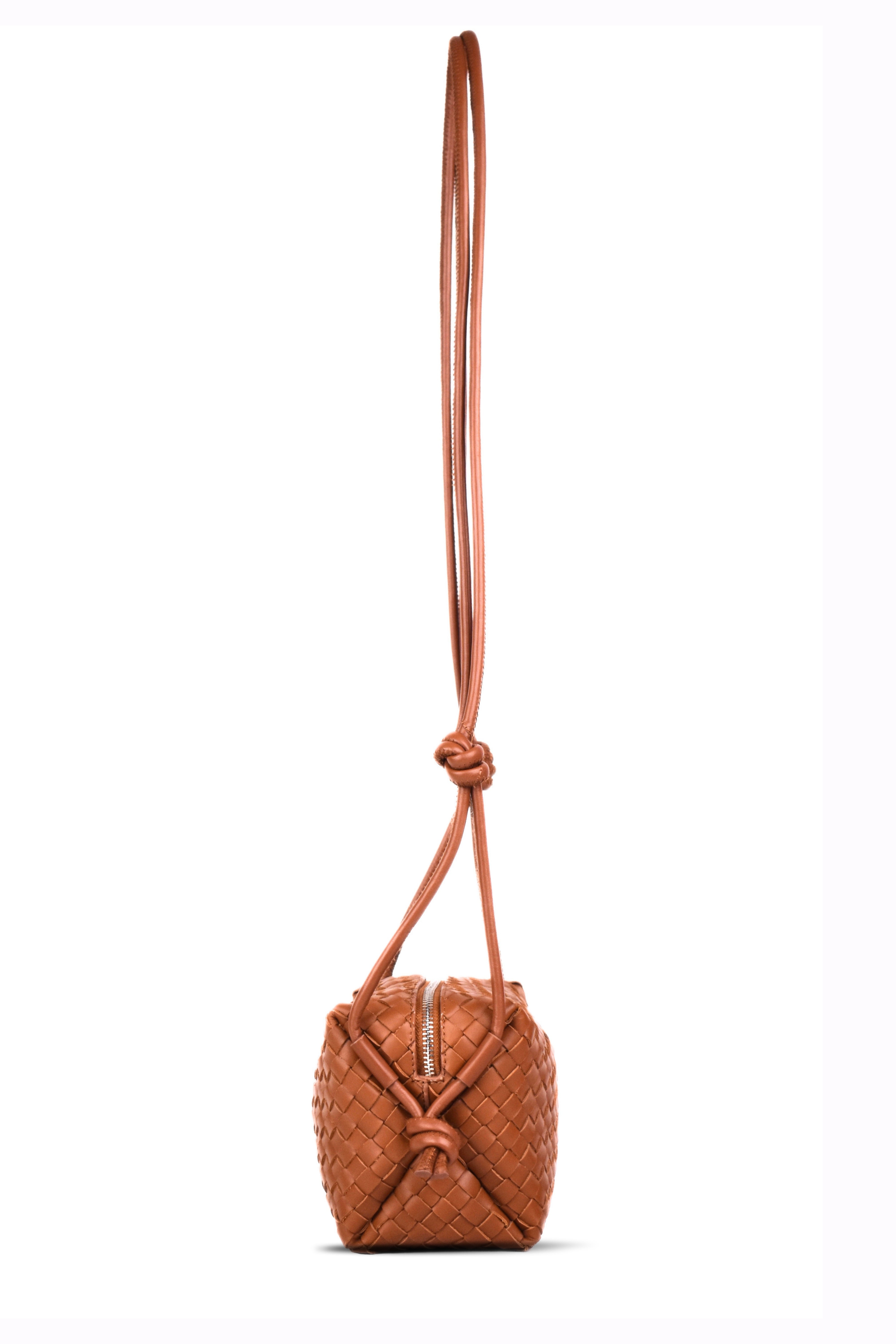 Woven Knot Shoulder Bag