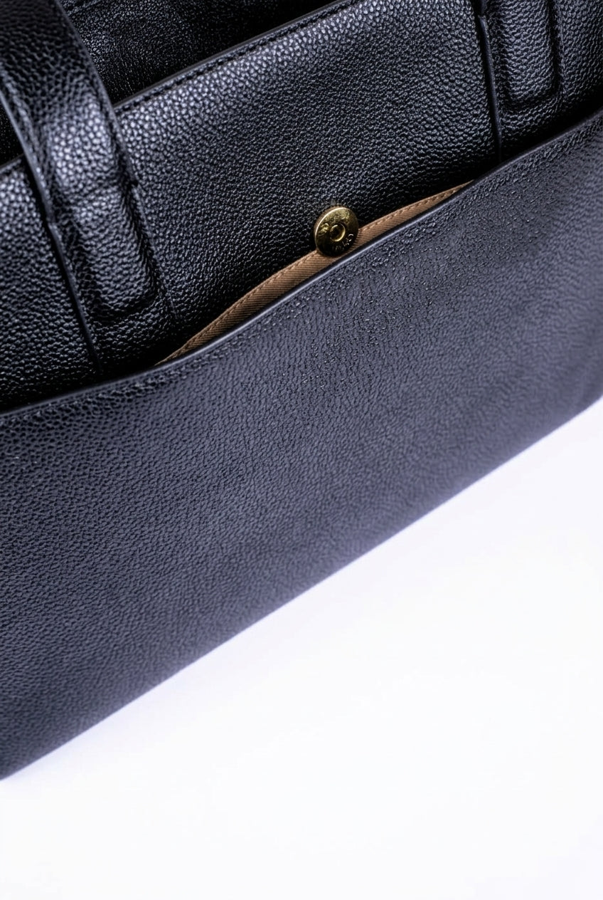 Alba Leather Tote - Pebbled Leather