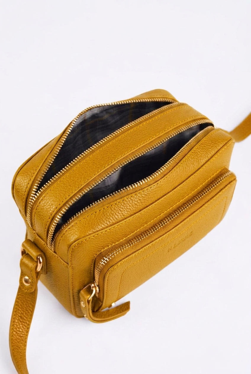Roselle Crossbody - Pebbled Leather