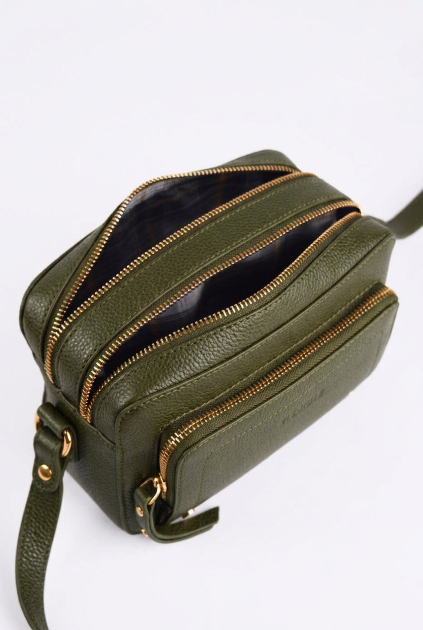 Roselle Crossbody - Pebbled Leather