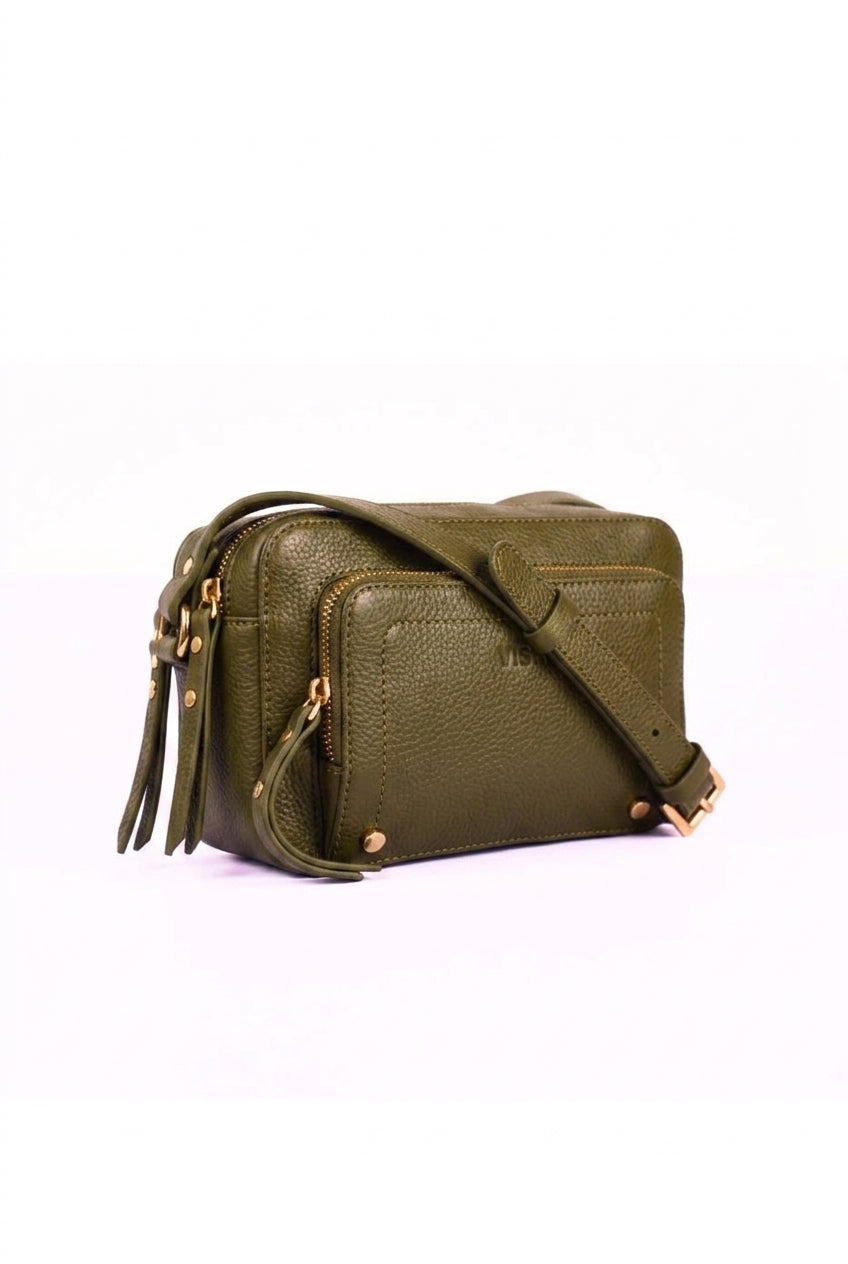 Roselle Crossbody - Pebbled Leather